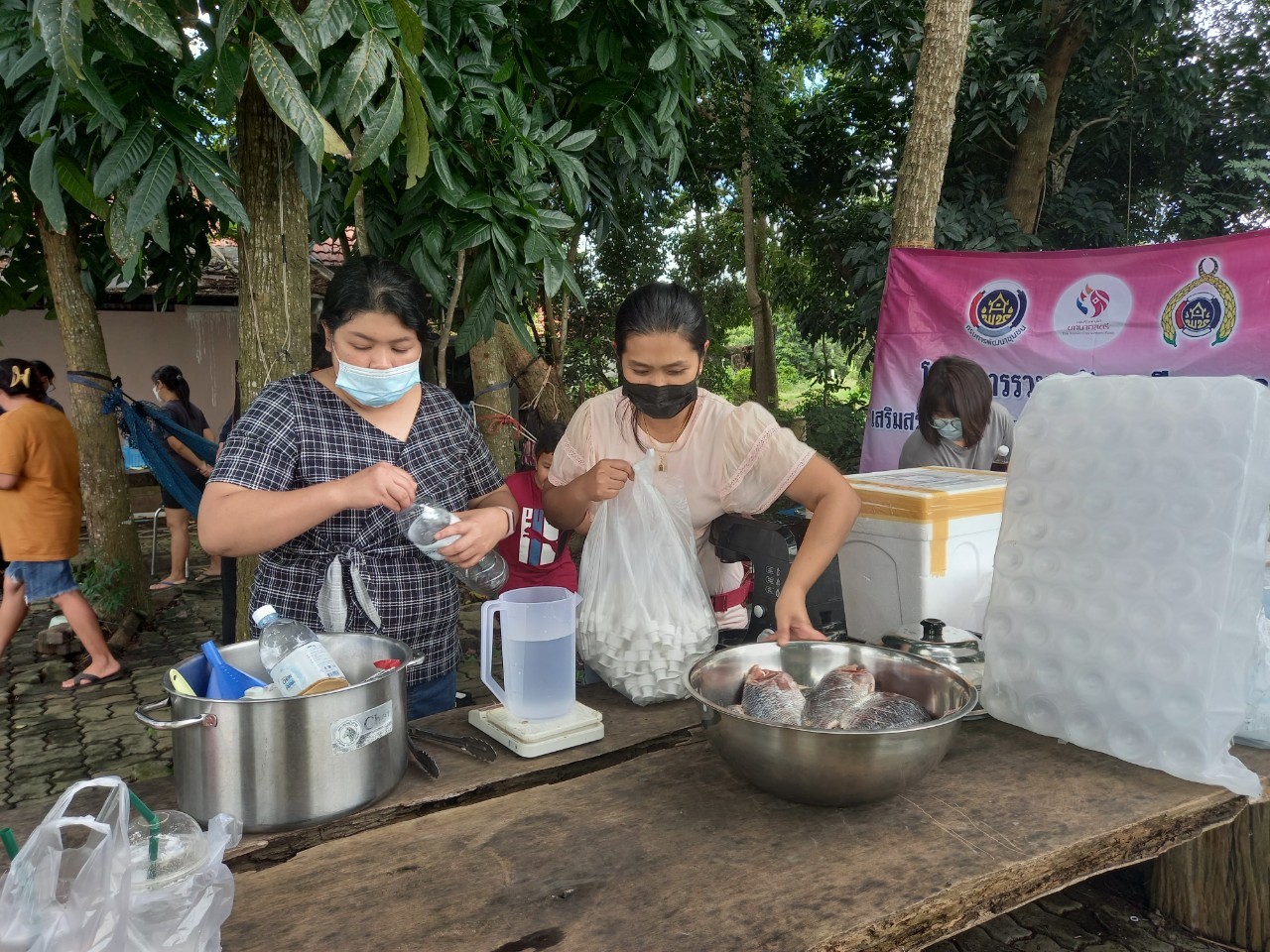 พัฒนาชุมชนจังหวัดฉะเชิงเทรา สนับสนุนการดำเนินโครงการรวมพลังสตรีราชสาส์นเสริมสร้างความมั่นคงทางอาหาร สู้ภัยไวรัสโคโรนา 2019 ระหว่างวันที่ 28 – 29 สิงหาคม 2564