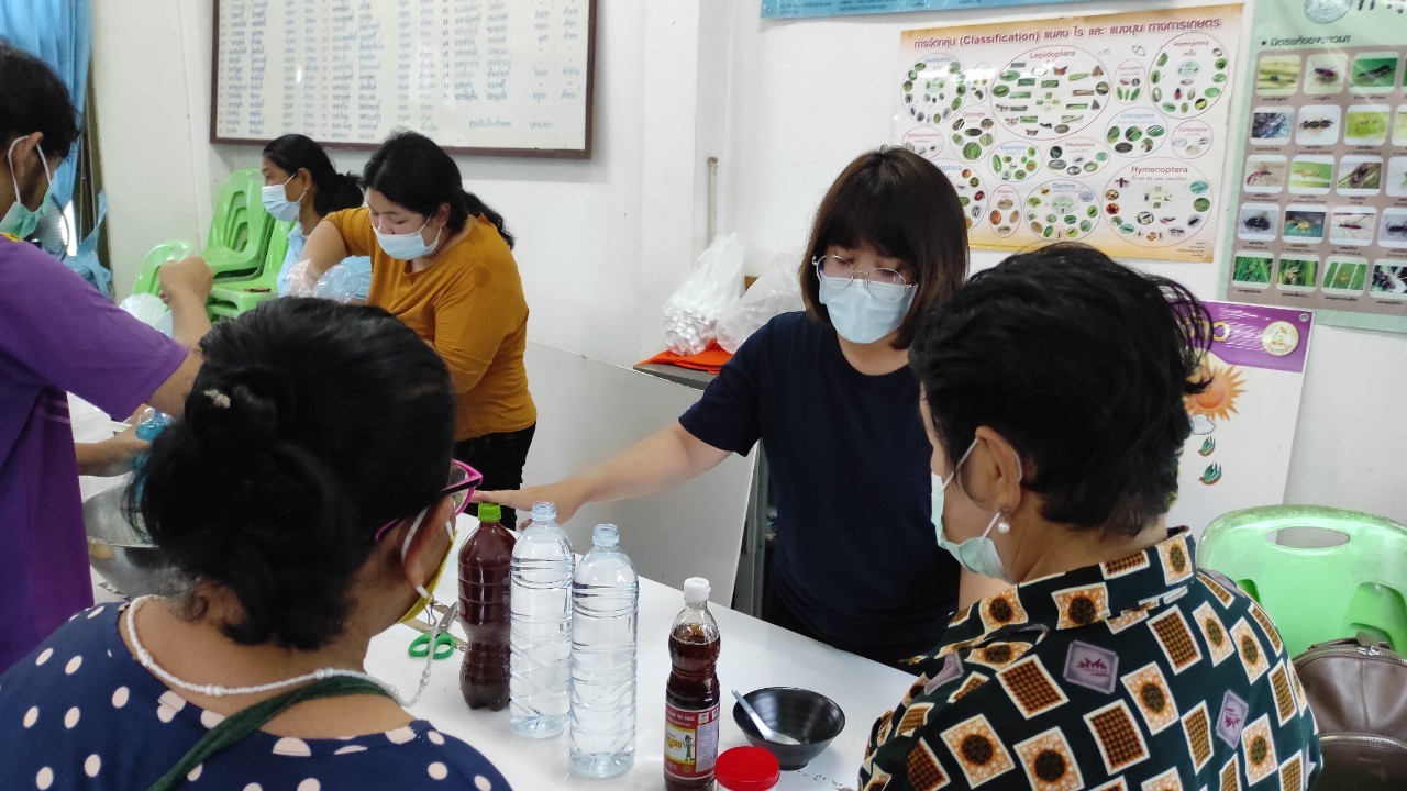 พัฒนาชุมชนจังหวัดฉะเชิงเทรา สนับสนุนการดำเนินโครงการรวมพลังสตรีราชสาส์นเสริมสร้างความมั่นคงทางอาหาร สู้ภัยไวรัสโคโรนา 2019 ระหว่างวันที่ 28 – 29 สิงหาคม 2564