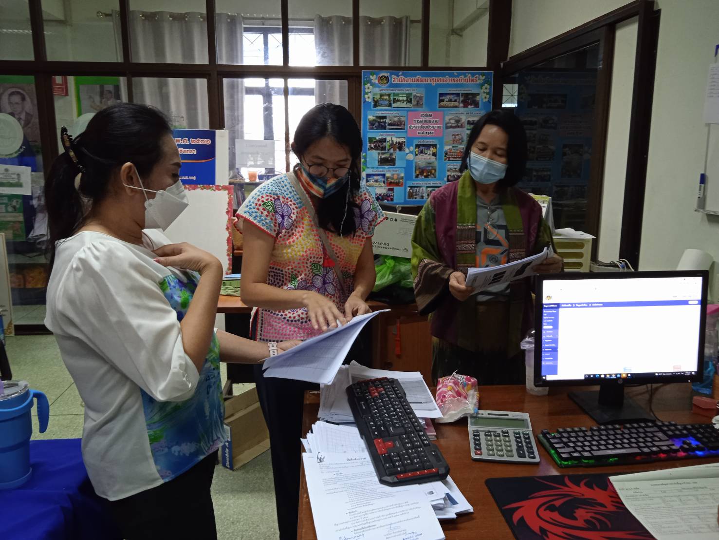 จังหวัดฉะเชิงเทรา ลงพื้นที่สนับสนุนการขับเคลื่อนงานพัฒนาชุมชน อำเภอบ้านโพธิ์