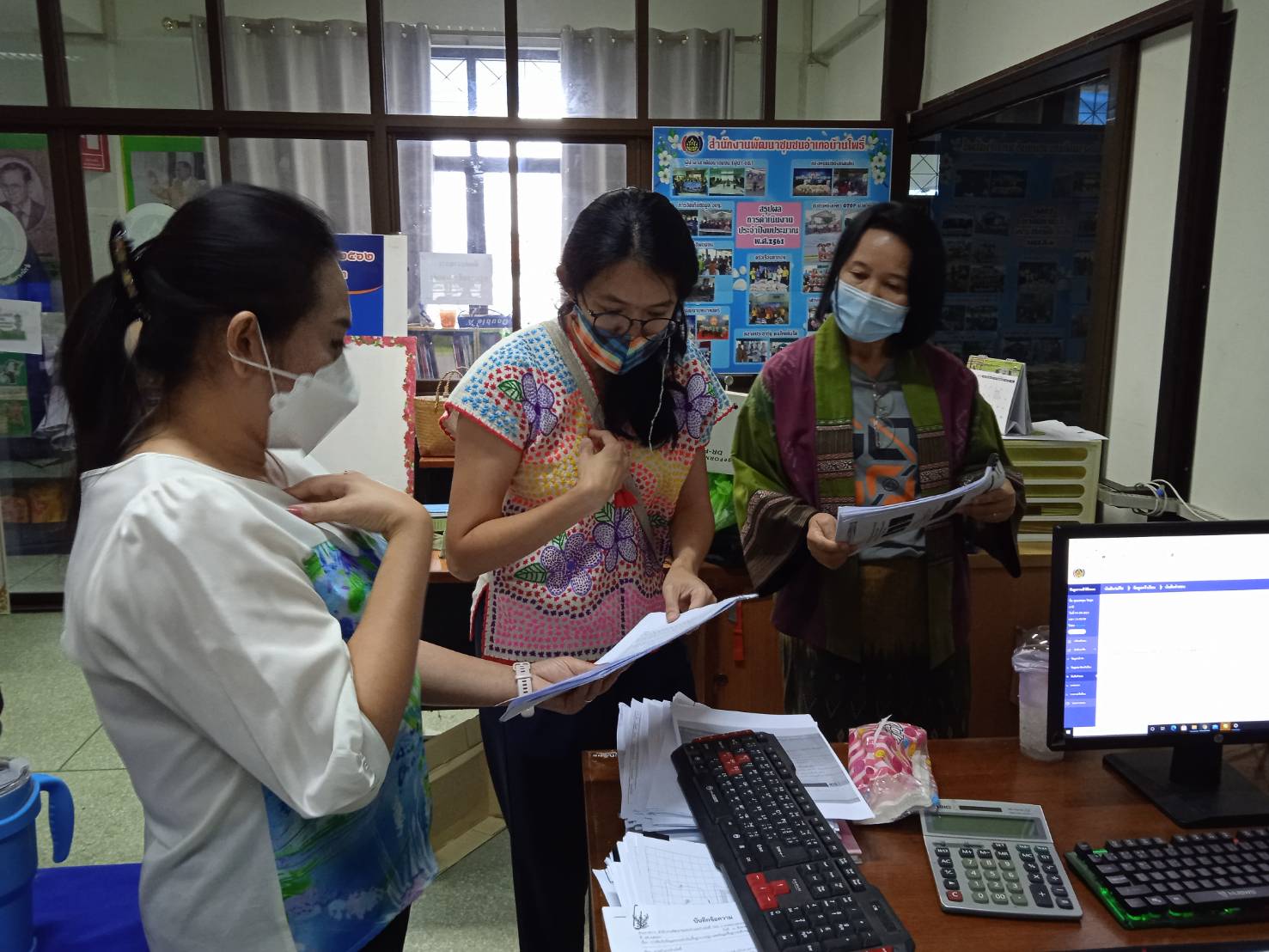 จังหวัดฉะเชิงเทรา ลงพื้นที่สนับสนุนการขับเคลื่อนงานพัฒนาชุมชน อำเภอบ้านโพธิ์