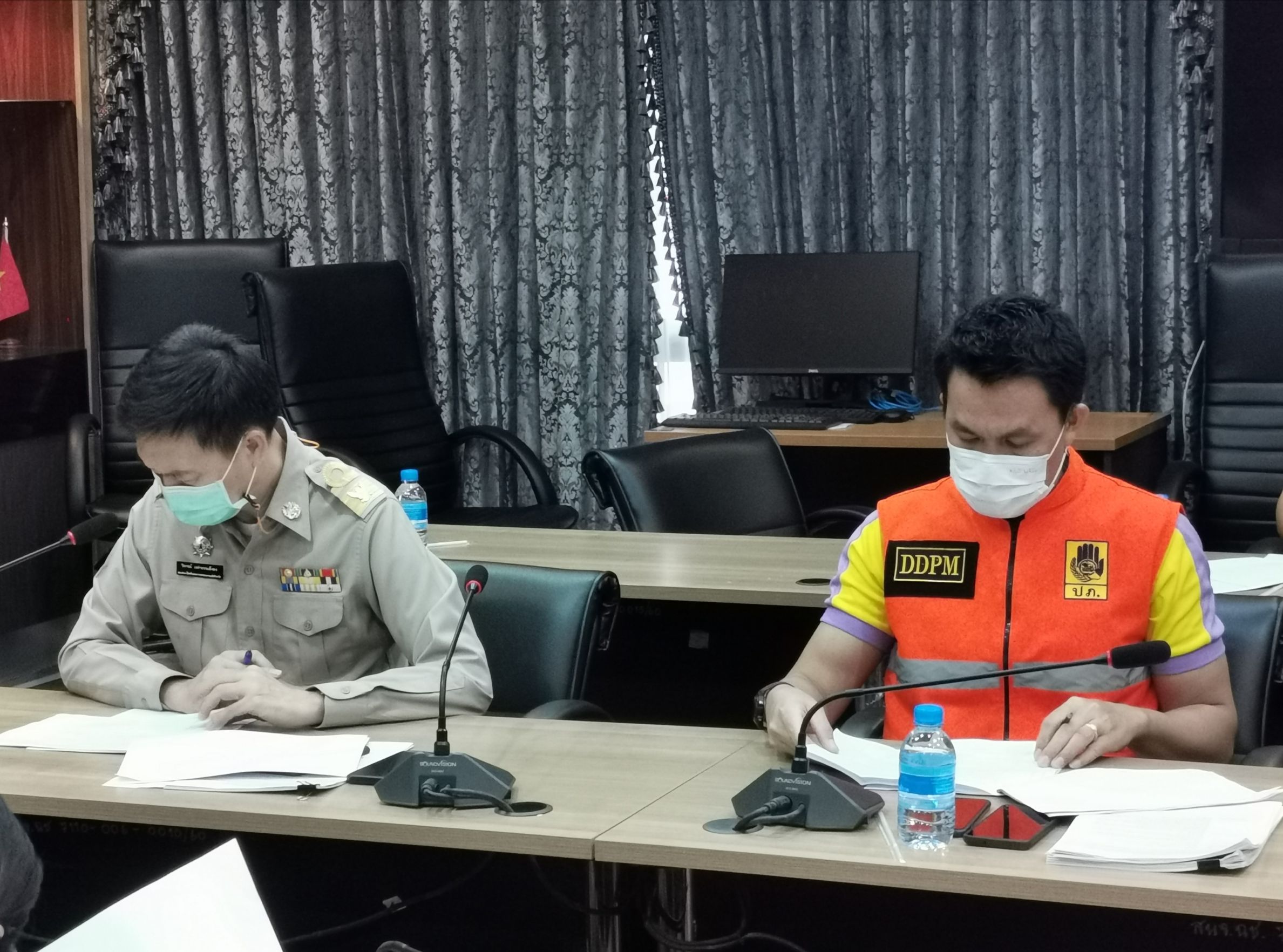 พัฒนาการจังหวัดฉะเชิงเทรา เข้าร่วมประชุมคณะกรรมการประเมินสถานการณ์ในการดำเนินการป้องกันหรือยับยั้งภัยพิบัติจังหวัดฉะเชิงเทรา (กรณีโรคติดเชื้อไวรัสโคโรนา 2019 (COVID – 19) ครั้งที่ 16/2564