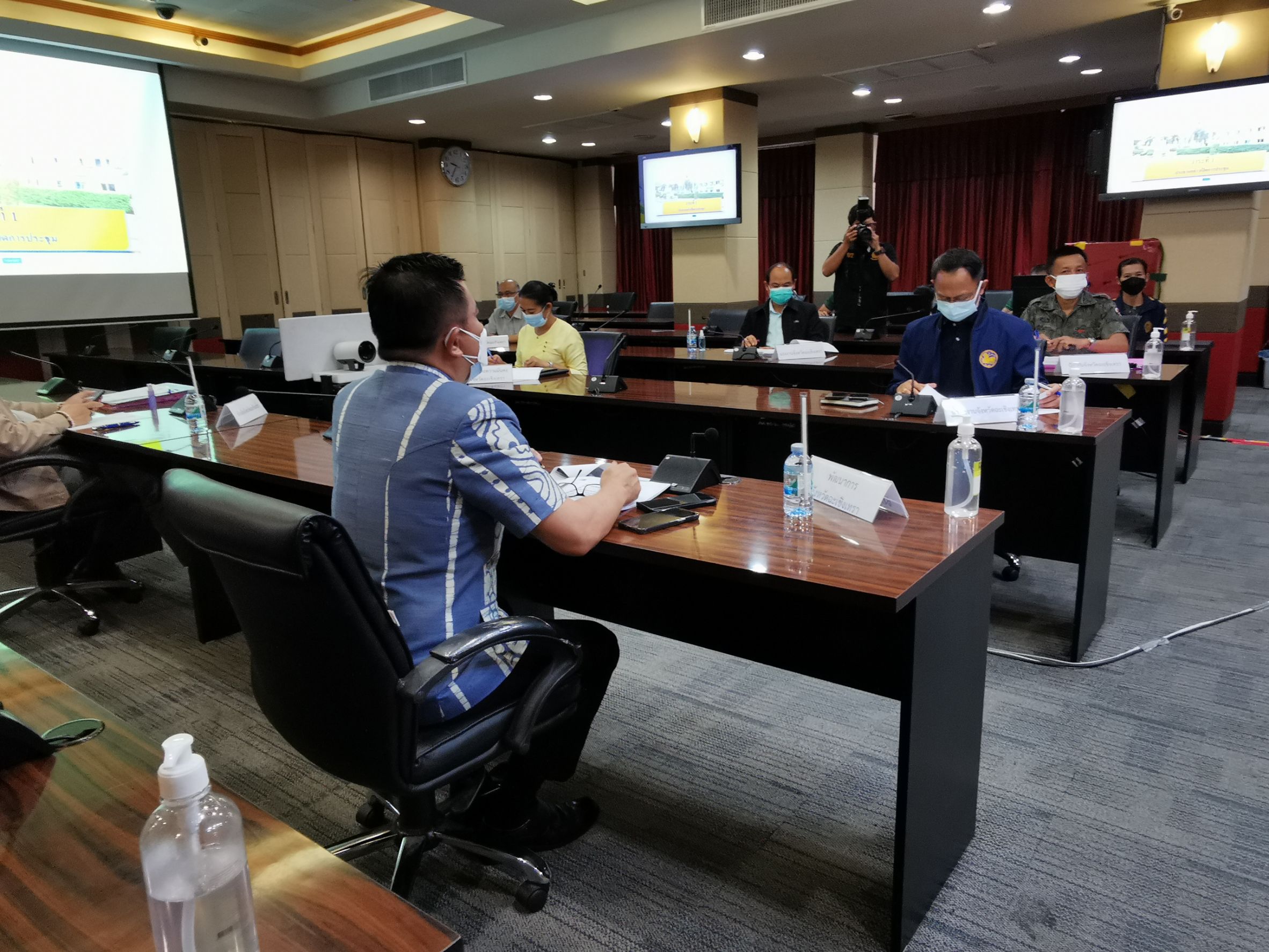 พัฒนาชุมชนจังหวัดฉะเชิงเทรา ร่วมประชุมคณะกรรมการอำนวยการรักษาความมั่นคงภายในจังหวัดฉะเชิงเทรา ครั้งที่ 4/2564