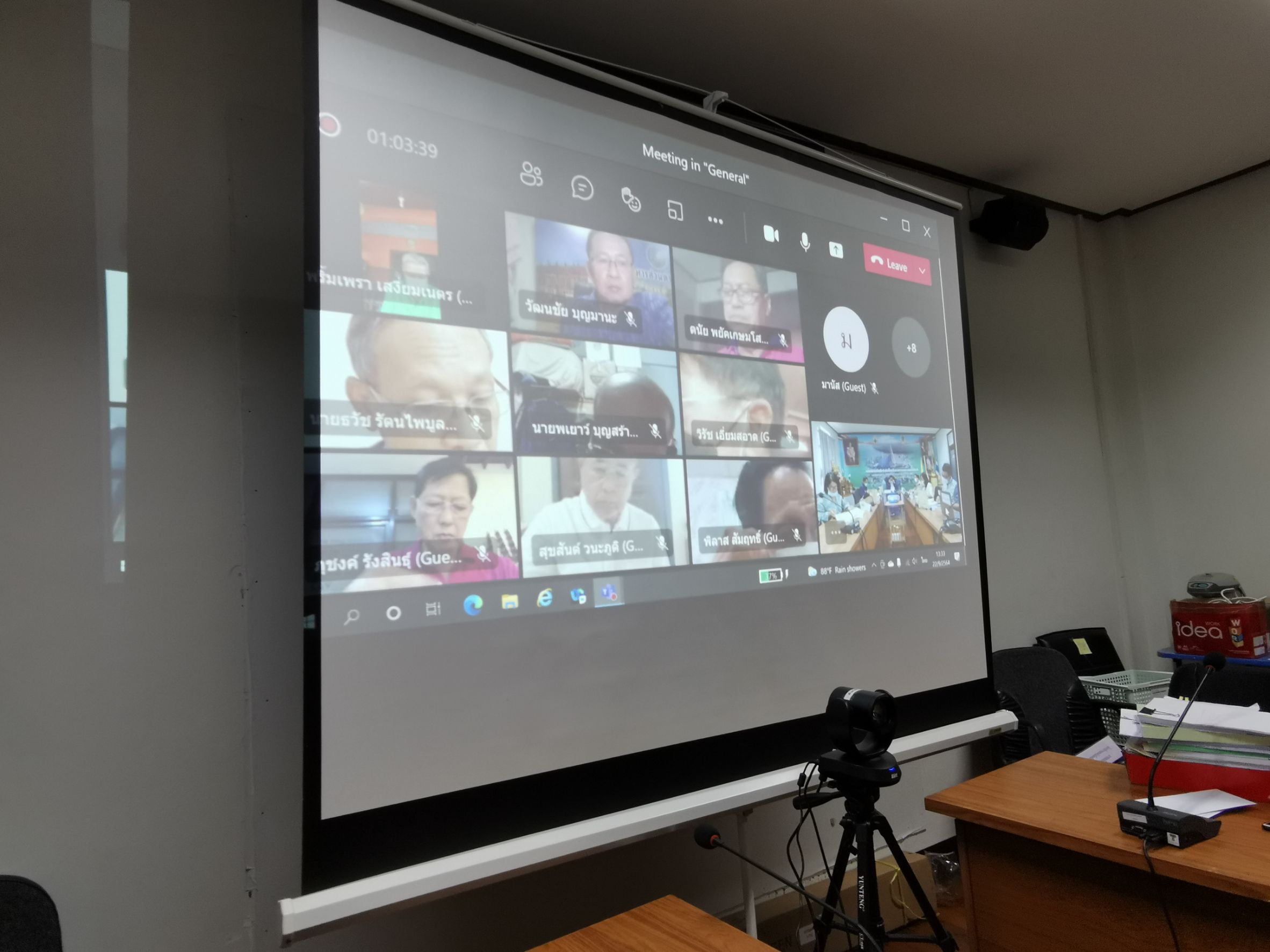 พัฒนาชุมชนจังหวัดฉะเชิงเทรา ร่วมประชุม ก.อบต.จังหวัดฉะเชิงเทรา คร้้งที่ 9/2564