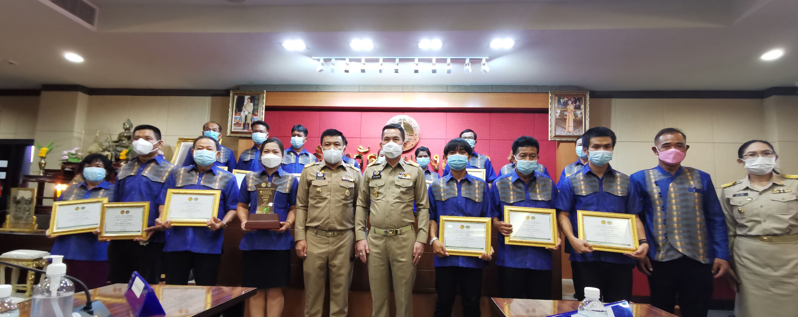 พัฒนาชุมชนจังหวัดฉะเชิงทรา ร่วมประชุมหัวหน้าส่วนราชการจังหวัดฉะเชิงเทรา ครั้งที่ 9/2564