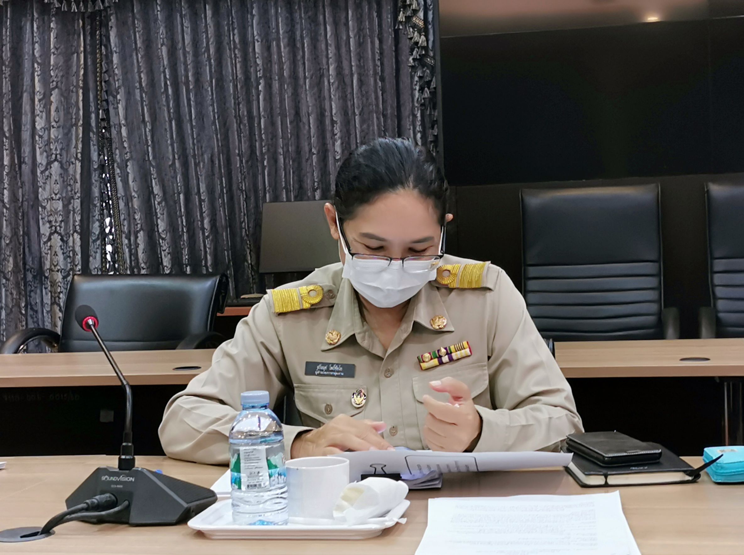 พัฒนาชุมชนจังหวัดฉะเชิงเทรา ประชุมผู้บริหาร นักวิชาการพัฒนาชุมชน และเจ้าหน้าที่พัฒนาชุมชนจังหวัดฉะเชิงเทรา ครั้งที่ 9/2564