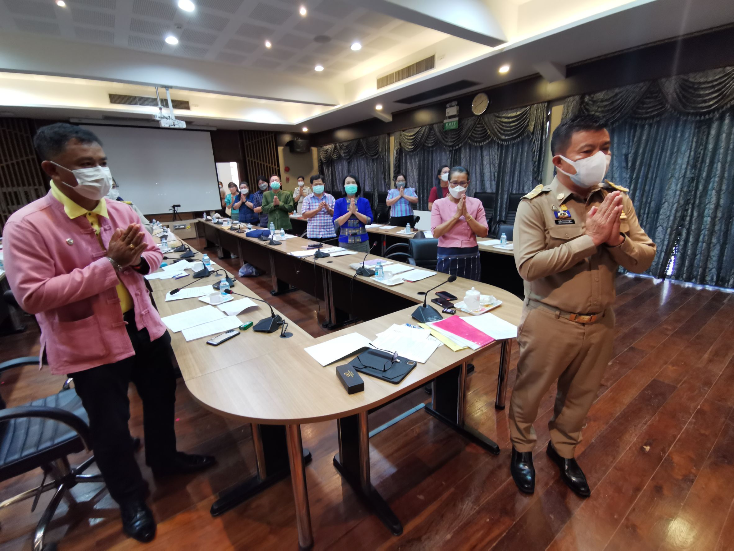 พัฒนาชุมชนจังหวัดฉะเชิงเทรา ประชุมผู้บริหาร นักวิชาการพัฒนาชุมชน และเจ้าหน้าที่พัฒนาชุมชนจังหวัดฉะเชิงเทรา ครั้งที่ 9/2564