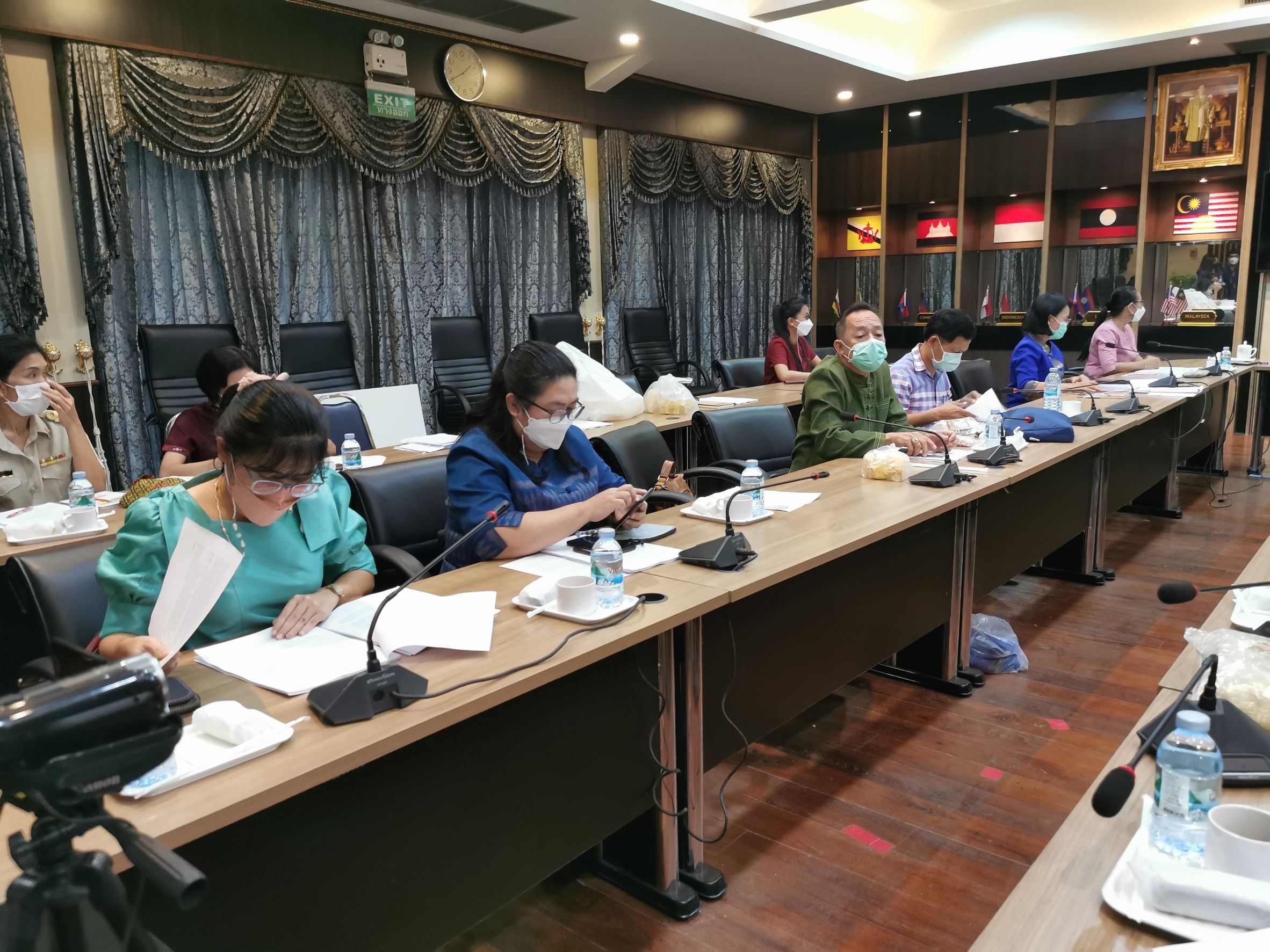 พัฒนาชุมชนจังหวัดฉะเชิงเทรา ประชุมผู้บริหาร นักวิชาการพัฒนาชุมชน และเจ้าหน้าที่พัฒนาชุมชนจังหวัดฉะเชิงเทรา ครั้งที่ 9/2564