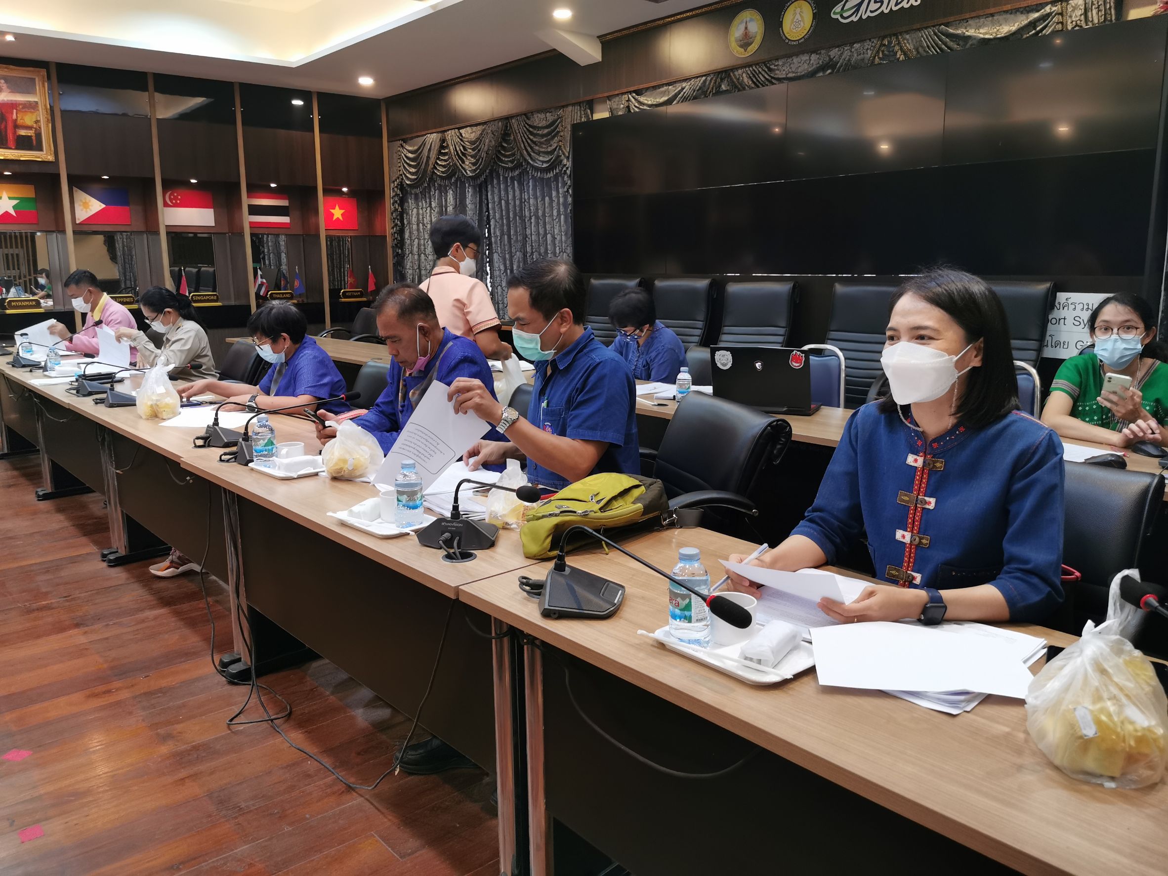 พัฒนาชุมชนจังหวัดฉะเชิงเทรา ประชุมผู้บริหาร นักวิชาการพัฒนาชุมชน และเจ้าหน้าที่พัฒนาชุมชนจังหวัดฉะเชิงเทรา ครั้งที่ 9/2564