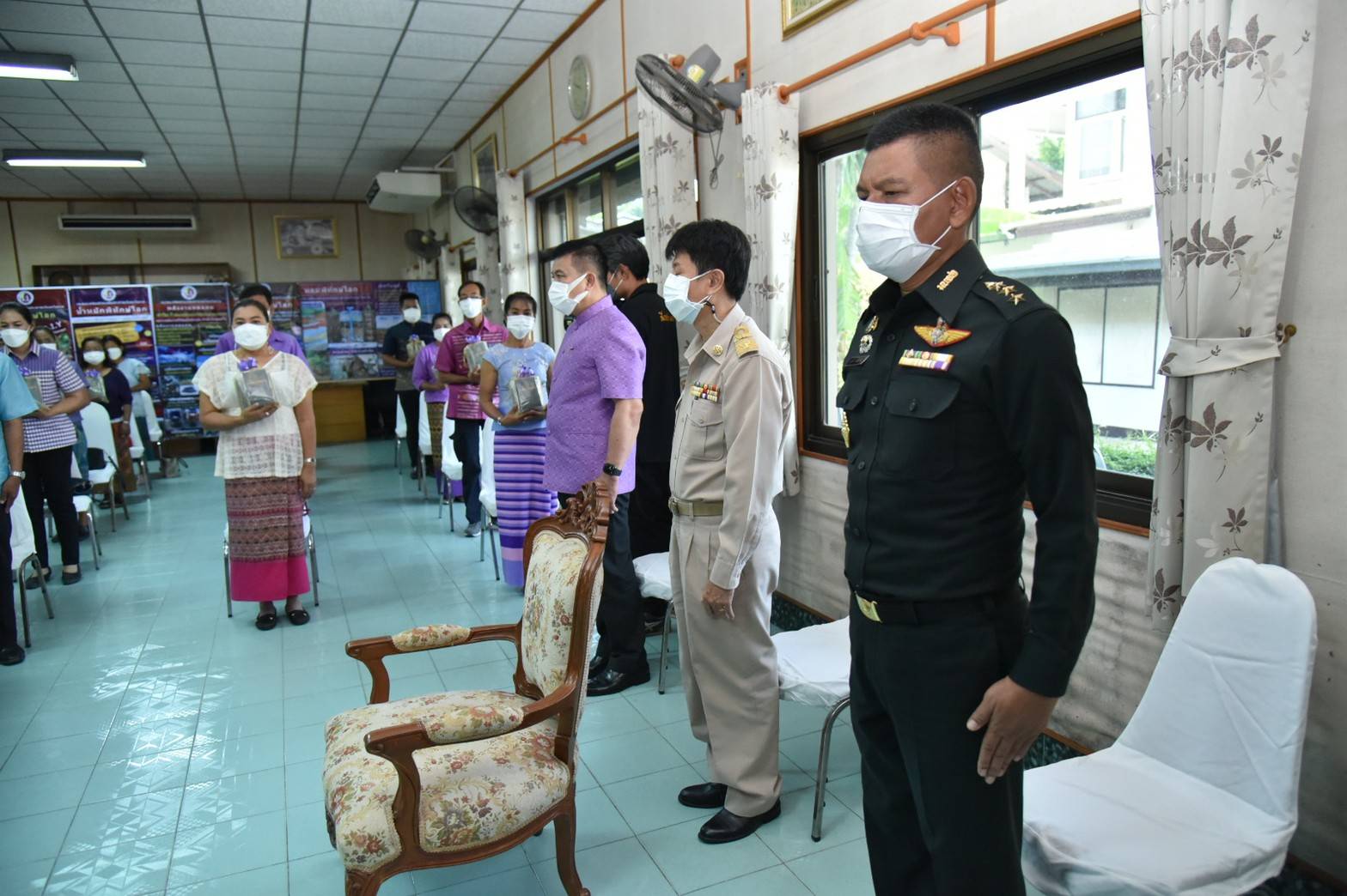 พัฒนาชุมชนจังหวัดฉะเชิงเทรา ร่วมโครงการอนุรักษ์พันธุกรรมพืชเสริมสร้างความมั่นคงด้านอาหาร ของศูนย์ประสานการปฏิบัติที่ 4 (เพิ่มเติม) กับกองอำนวยการรักษาความมั่นคงภายในราชอาณาจักร