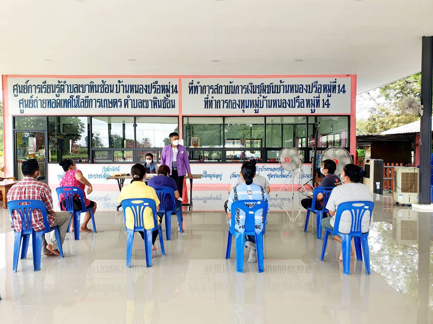 พัฒนาชุมชนจังหวัด ดำเนินงานโครงการ 9 ; 10 ปฏิบัติบูชา “สืบสาน รักษา ต่อยอด” เพื่อพัฒนาชุมชน กิจกรรมถอดบทเรียนความสำเร็จหมู่บ้านต้นแบบสนับสนุนการพัฒนาหมู่บ้าน