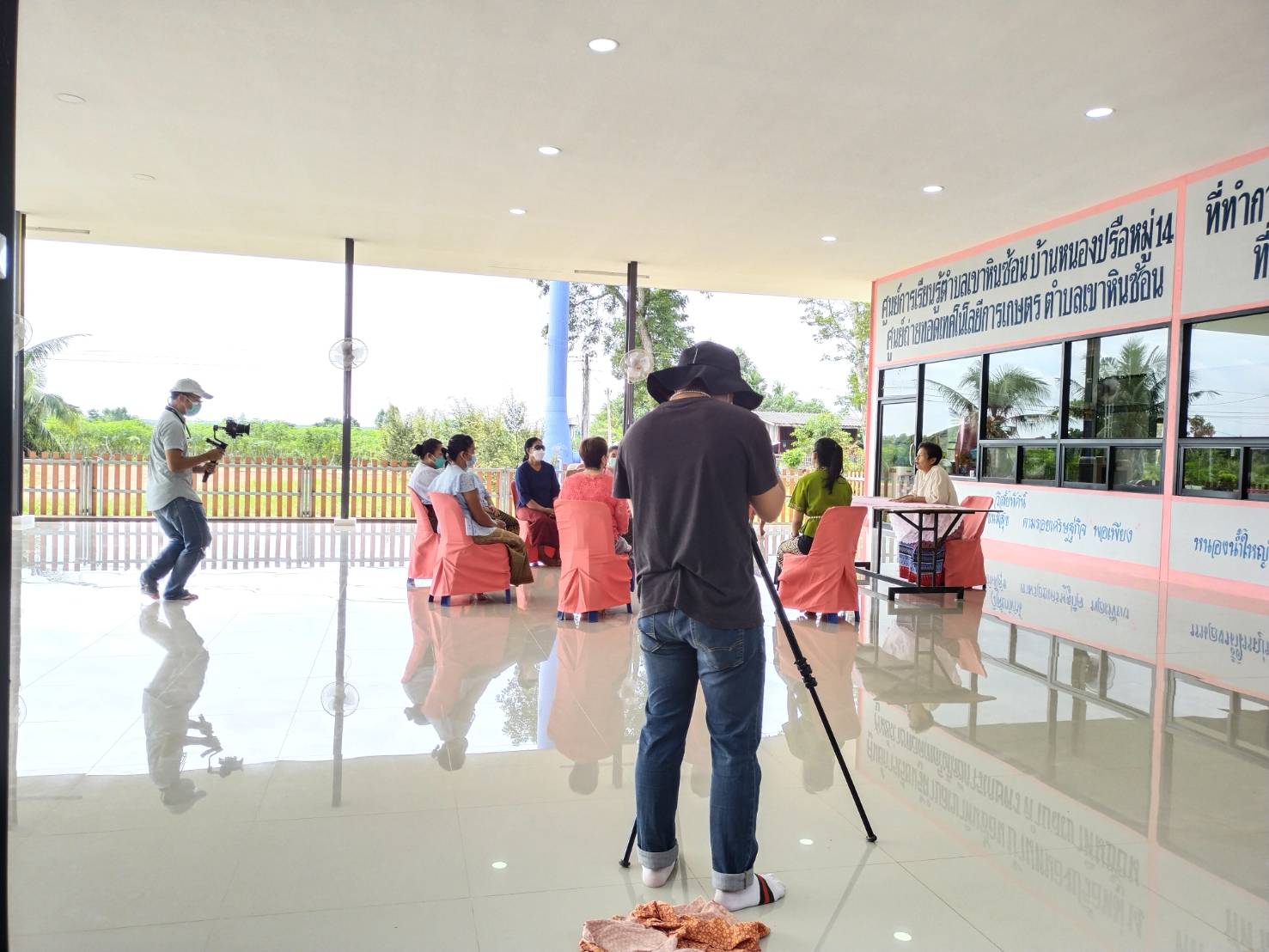 พัฒนาชุมชนจังหวัดฉะเชิงเทรา ?ถ่ายทำวิดีทัศน์โครงการ 9 ; 10 ปฏิบัติบูชา “สืบสาน รักษา ต่อยอด” เพื่อพัฒนาชุมชน ?