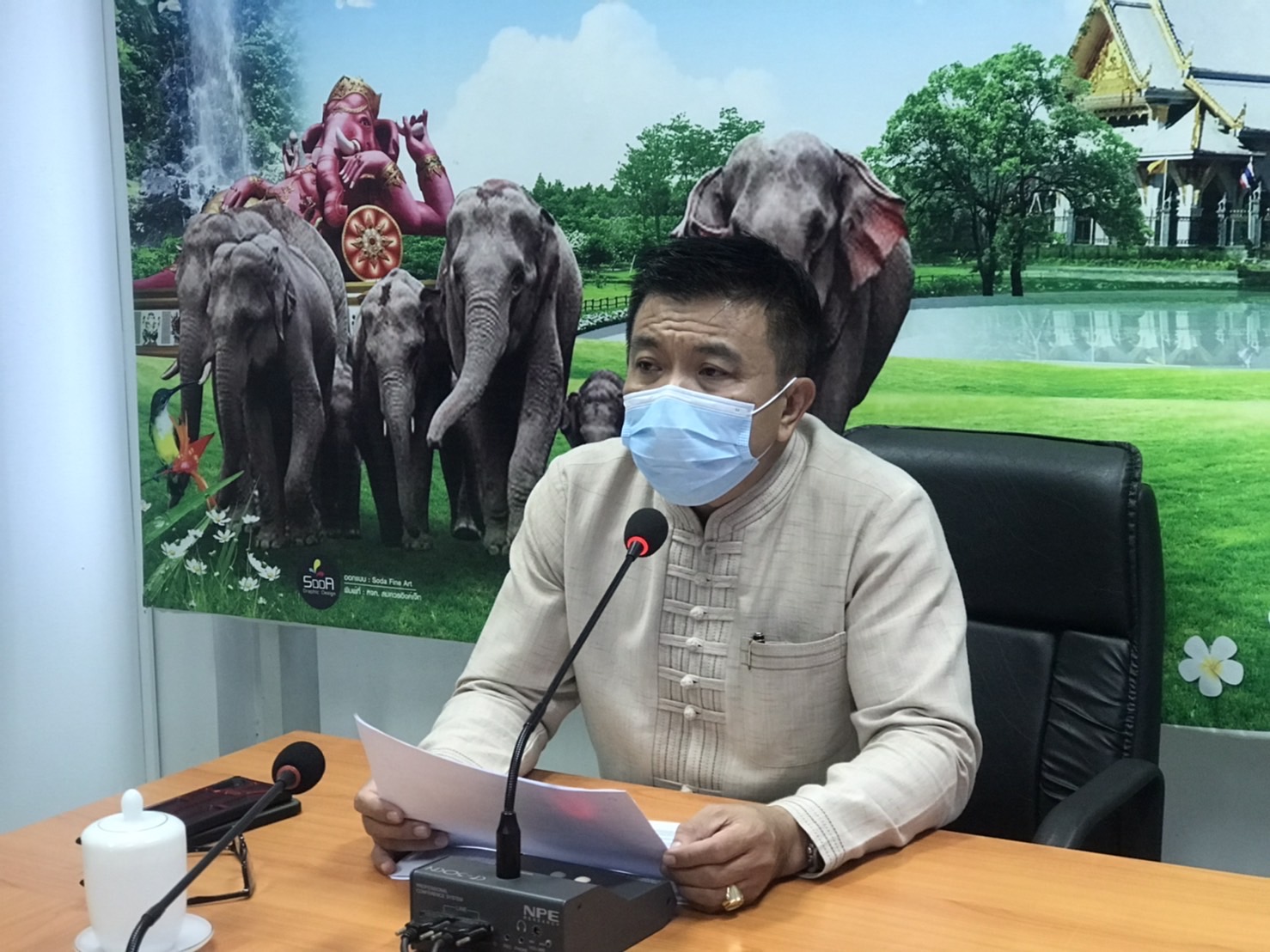 พัฒนาชุมชนจังหวัดฉะเชิงเทรา ประชุมติดตามหนี้เกินกำหนดชำระกองทุนพัฒนาบทบาทสตรี ประจำปีงบประมาณ 2565