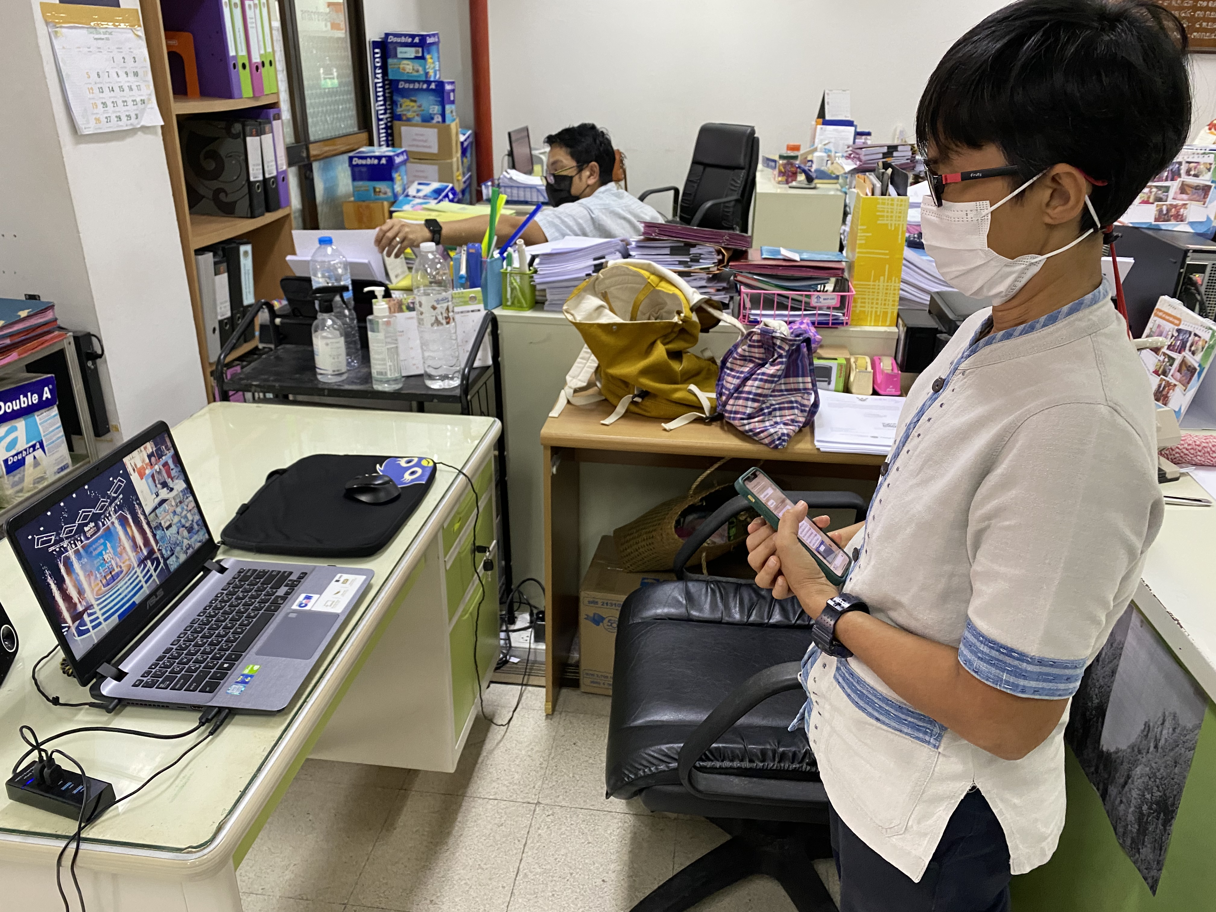 ??‍???‍?พช.ฉะเชิงเทรา ร่วมรับฟังการประชุมกรมการพัฒนาชุมชน ครั้งที่ 10 /2564 ผ่านระบบวีดิทัศน์ทางไกล (VDO Conference)