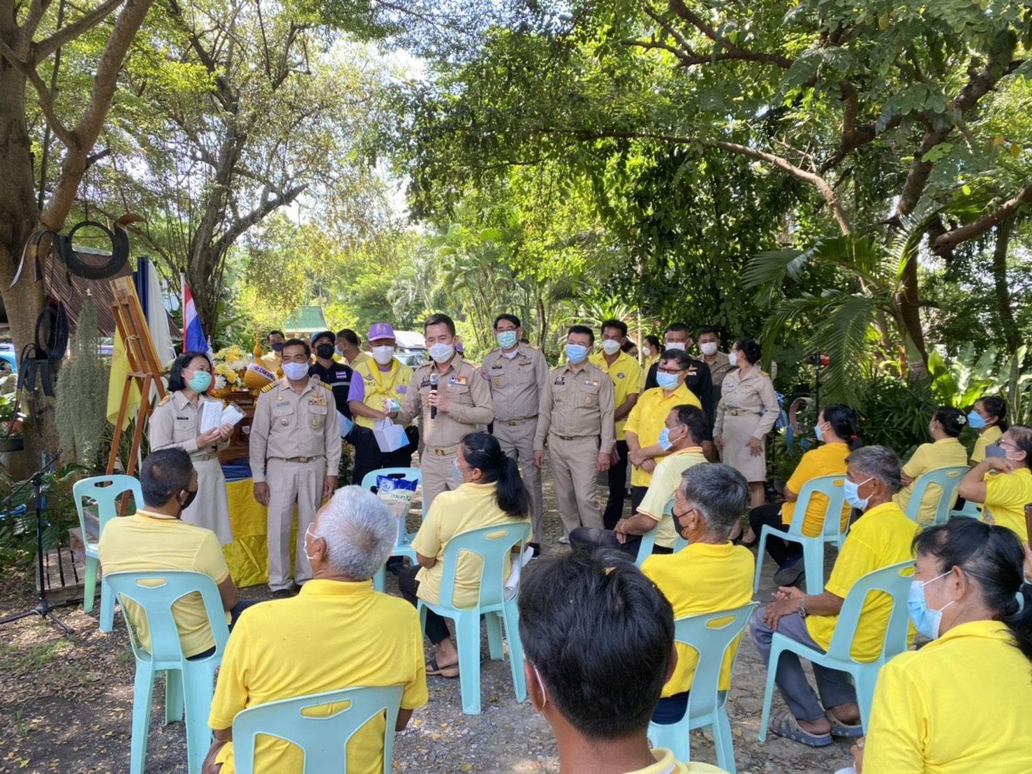 จังหวัดฉะเชิงเทรา เปิดศูนย์ผู้นำจิตอาสาพัฒนาชุมชน เพื่อเฉลิมพระเกียรติและถวายเป็นพระราชกุศล พระบาทสมเด็จพระปรเมนทร รามาธิบดีศรีสินทร มหาวชิราลงกรณ พระวชิรเกล้าเจ้าอยู่หัว รัชกาลที่ ๑๐ เนื่องในโอกาสเฉลิมพระชนมพรรษา 28 กรกฎาคม 2565