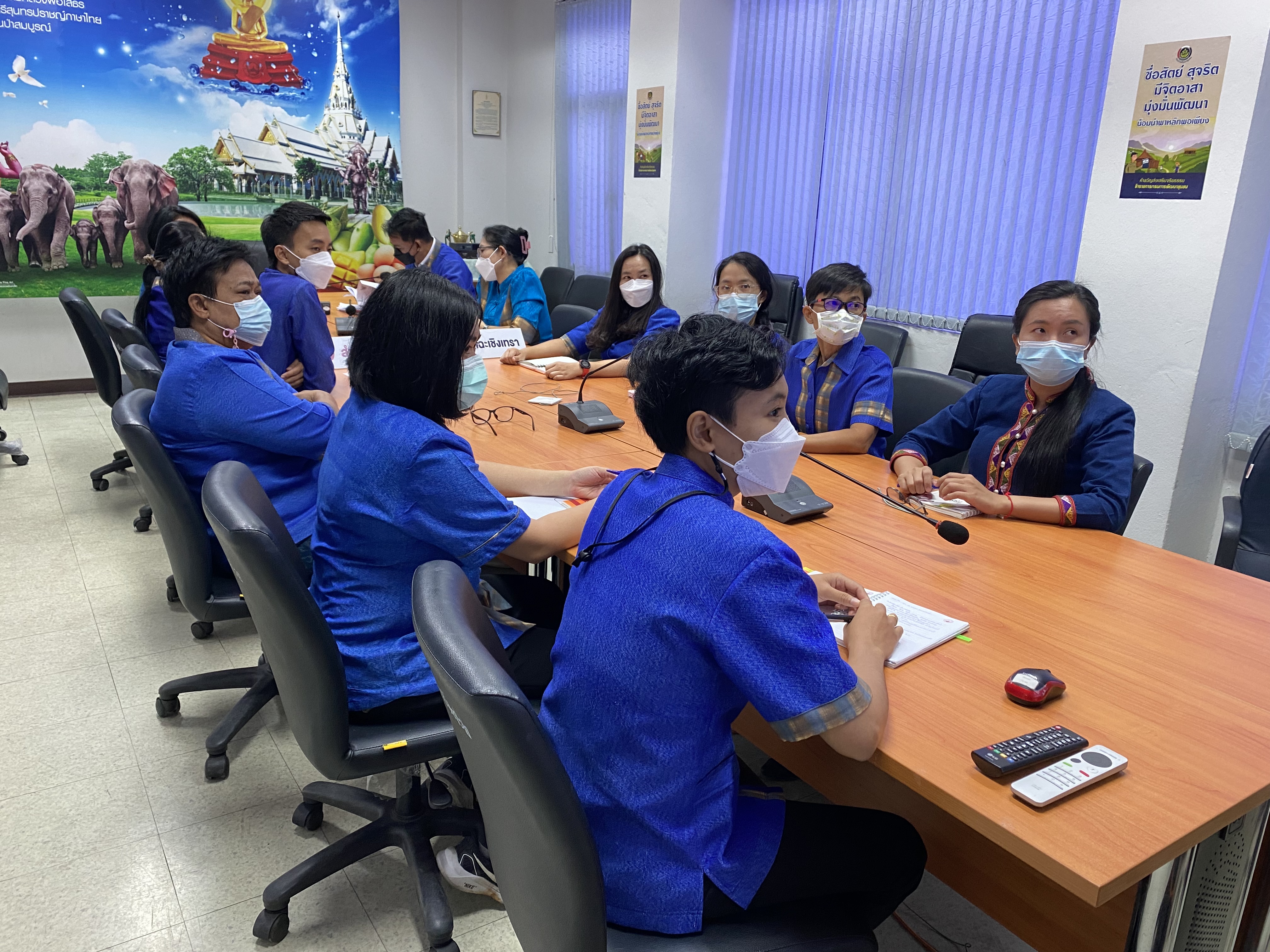 ???‍??พช.ฉะเชิงเทรา ร่วมประชุมกรมการพัฒนาชุมชน ครั้งที่ 11/2564 ผ่านระบบ (Video Conference)