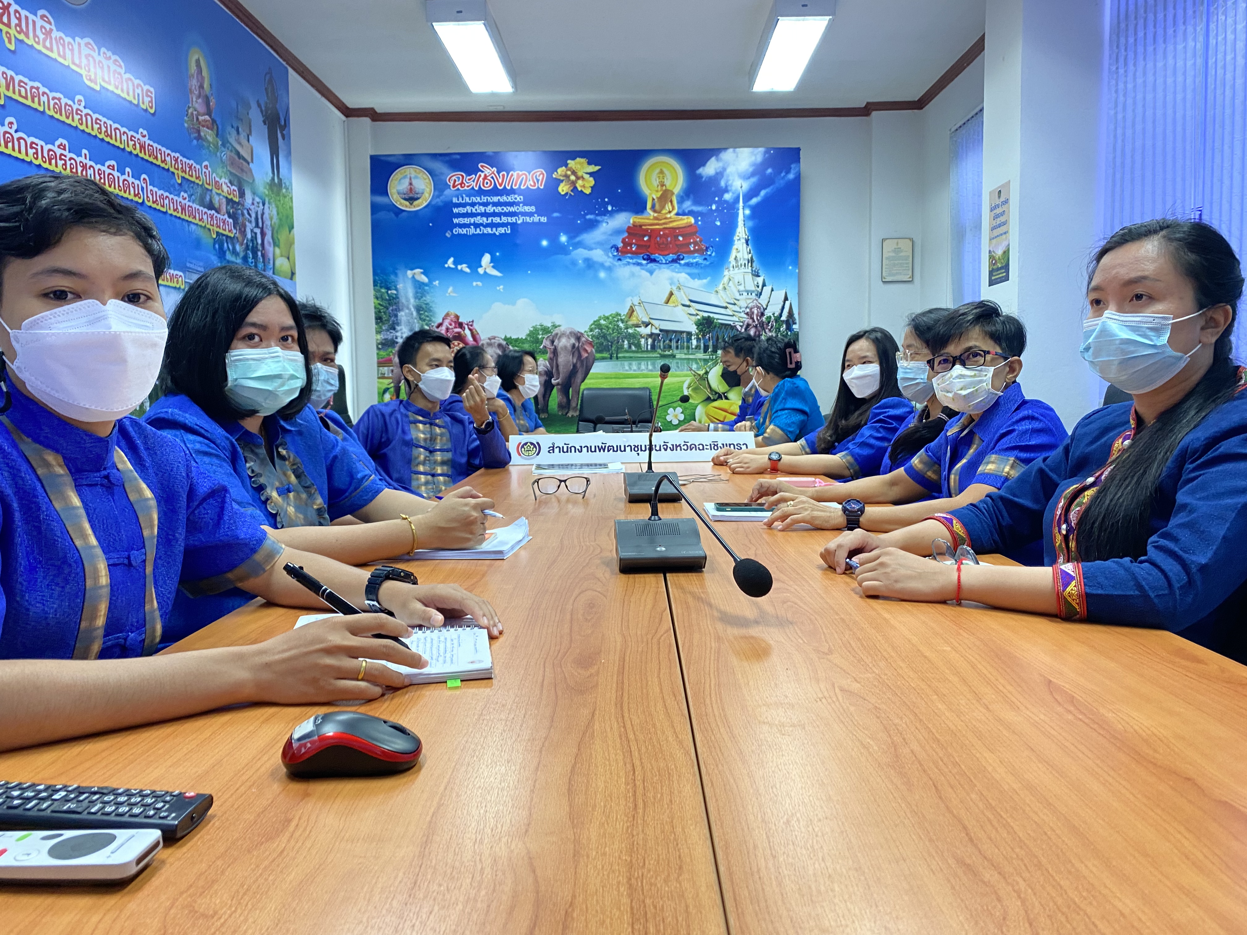 ???‍??พช.ฉะเชิงเทรา ร่วมประชุมกรมการพัฒนาชุมชน ครั้งที่ 11/2564 ผ่านระบบ (Video Conference)