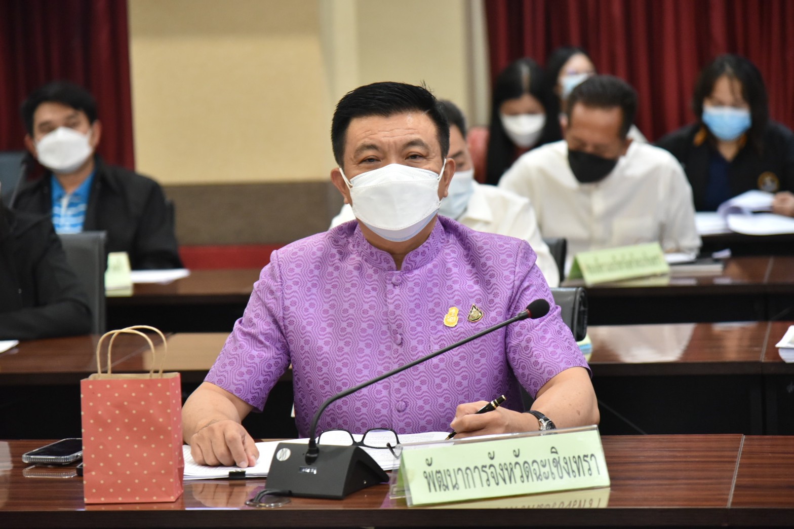 ???‍?พช.ฉะเชิงเทรา ร่วมประชุมคณะกรรมการบริหารงานจังหวัดแบบบูรณาการ (ก.บ.จ.) จังหวัดฉะเชิงเทรา ครั้งที่ 4 /2564