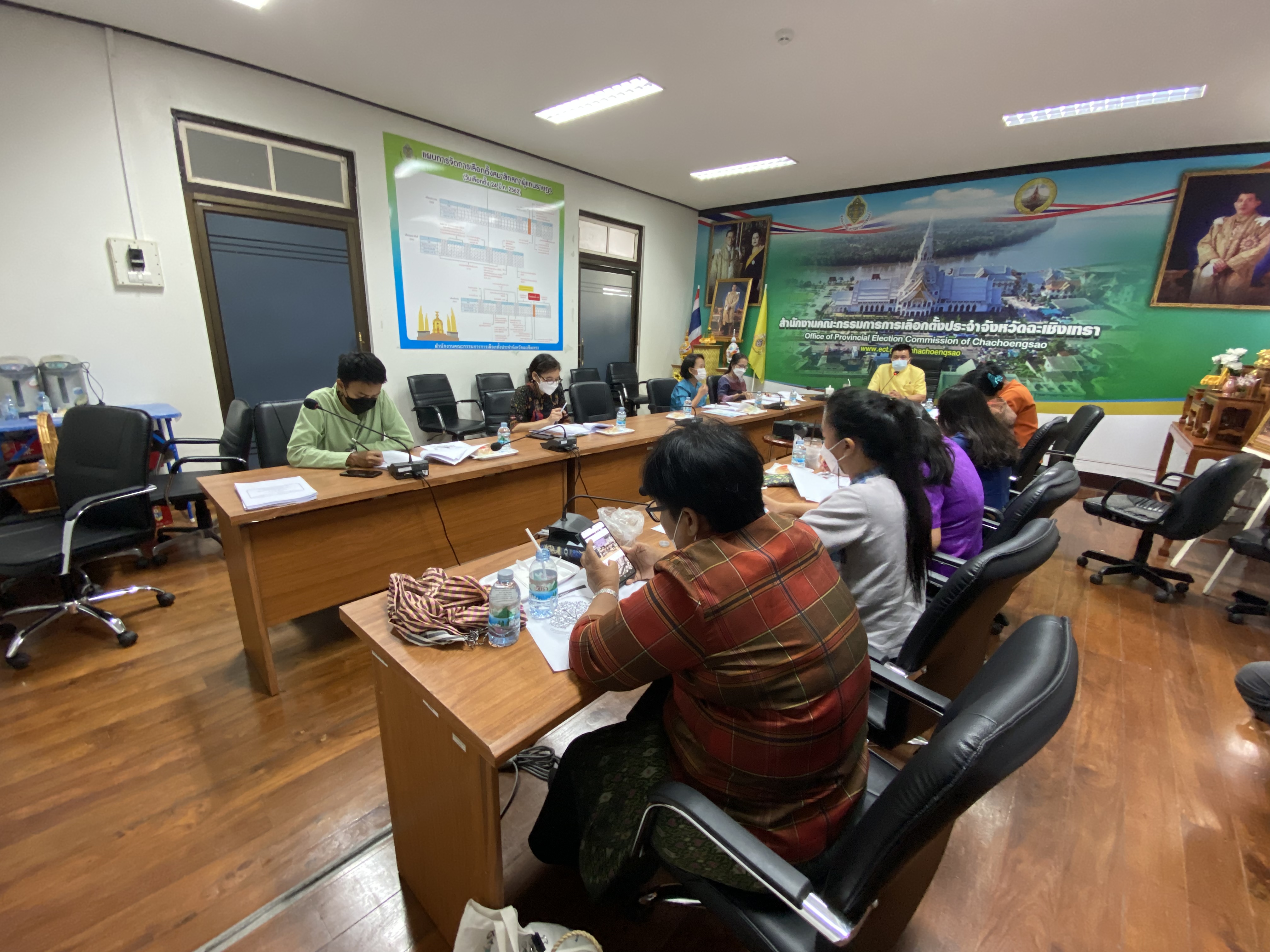 ??พช.ฉะเชิงเทรา ประชุมผู้อำนวยการกลุ่มงาน นักวิชาการพัฒนาชุมชน และเจ้าหน้าที่พัฒนาชุมชนจังหวัดฉะเชิงเทรา ครั้งที่ 12/2564