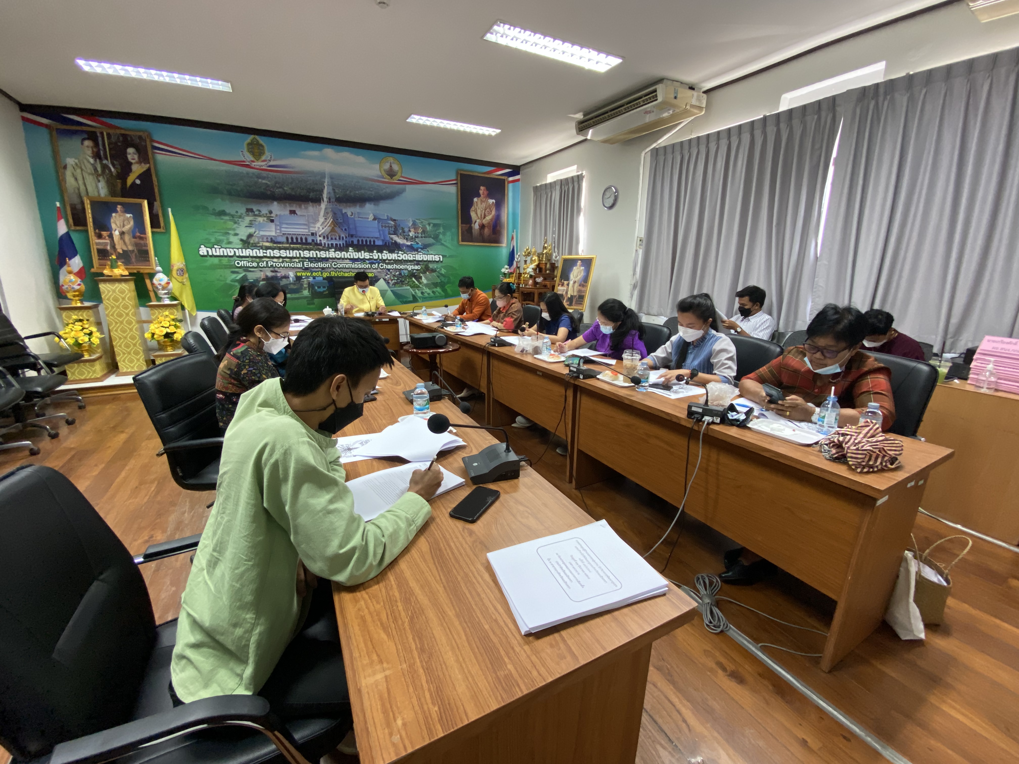 ??พช.ฉะเชิงเทรา ประชุมผู้อำนวยการกลุ่มงาน นักวิชาการพัฒนาชุมชน และเจ้าหน้าที่พัฒนาชุมชนจังหวัดฉะเชิงเทรา ครั้งที่ 12/2564