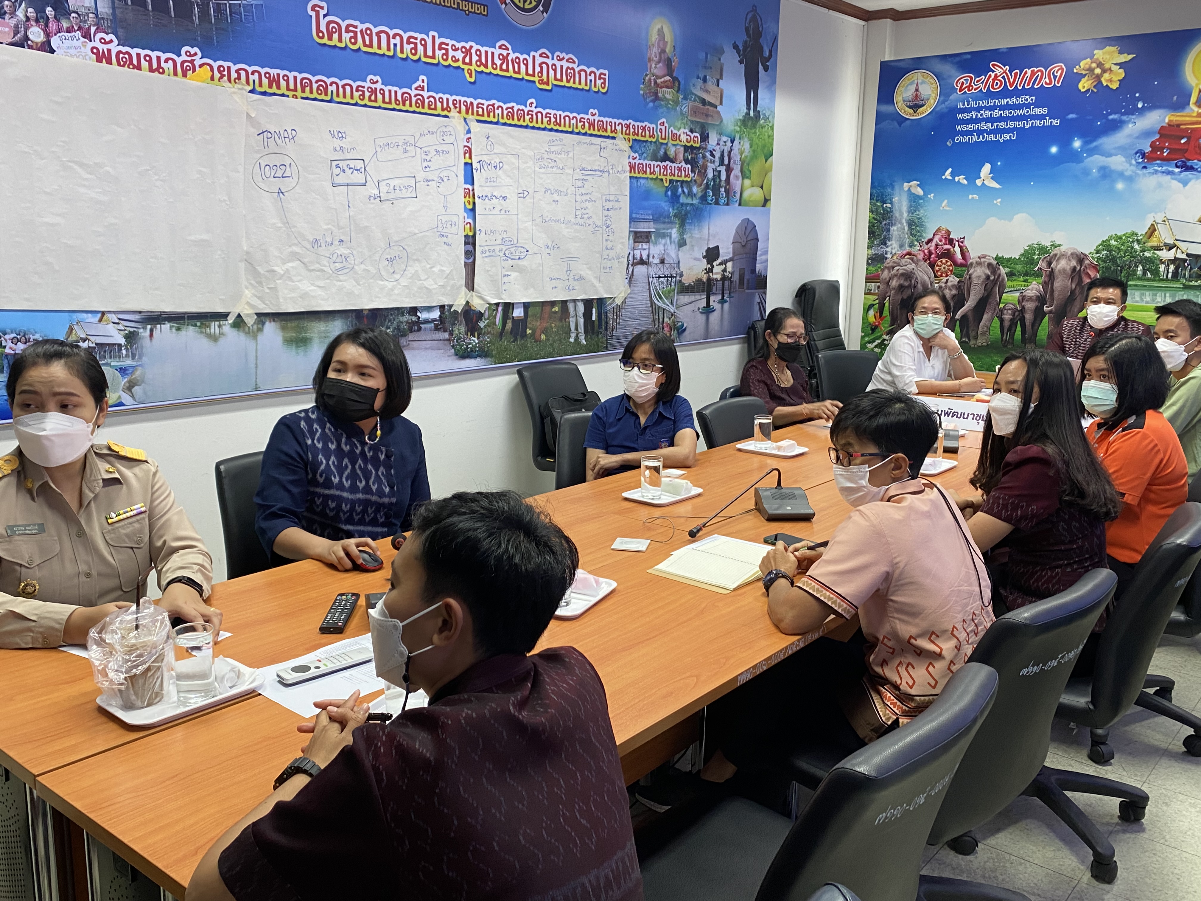 ???‍???‍?พช.ฉะเชิงเทรา จัดประชุมโครงการพัฒนาบุคลากร สำนักงานพัฒนาชุมชนจังหวัดฉะเชิงเทรา ผ่านระบบ Zoom Cloud Meeting