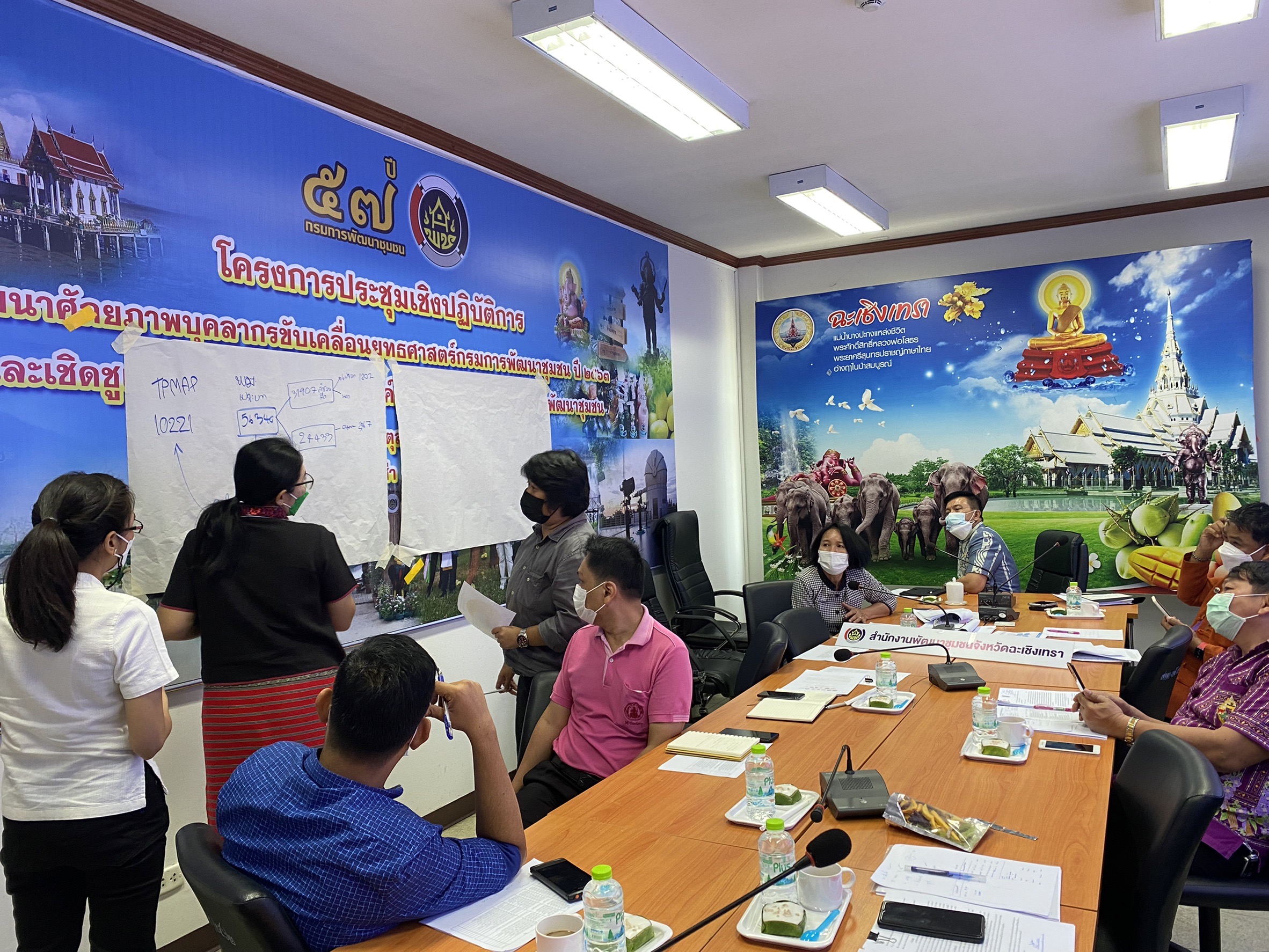 ???ฉะเชิงเทรา บูรณาข้อมูล เพื่อขับเคลื่อนการขจัดความยากจนและพัฒนาคนทุกช่วงวัยอย่างยั่งยืนตามหลักปรัชญาของเศรษฐกิจพอเพียง