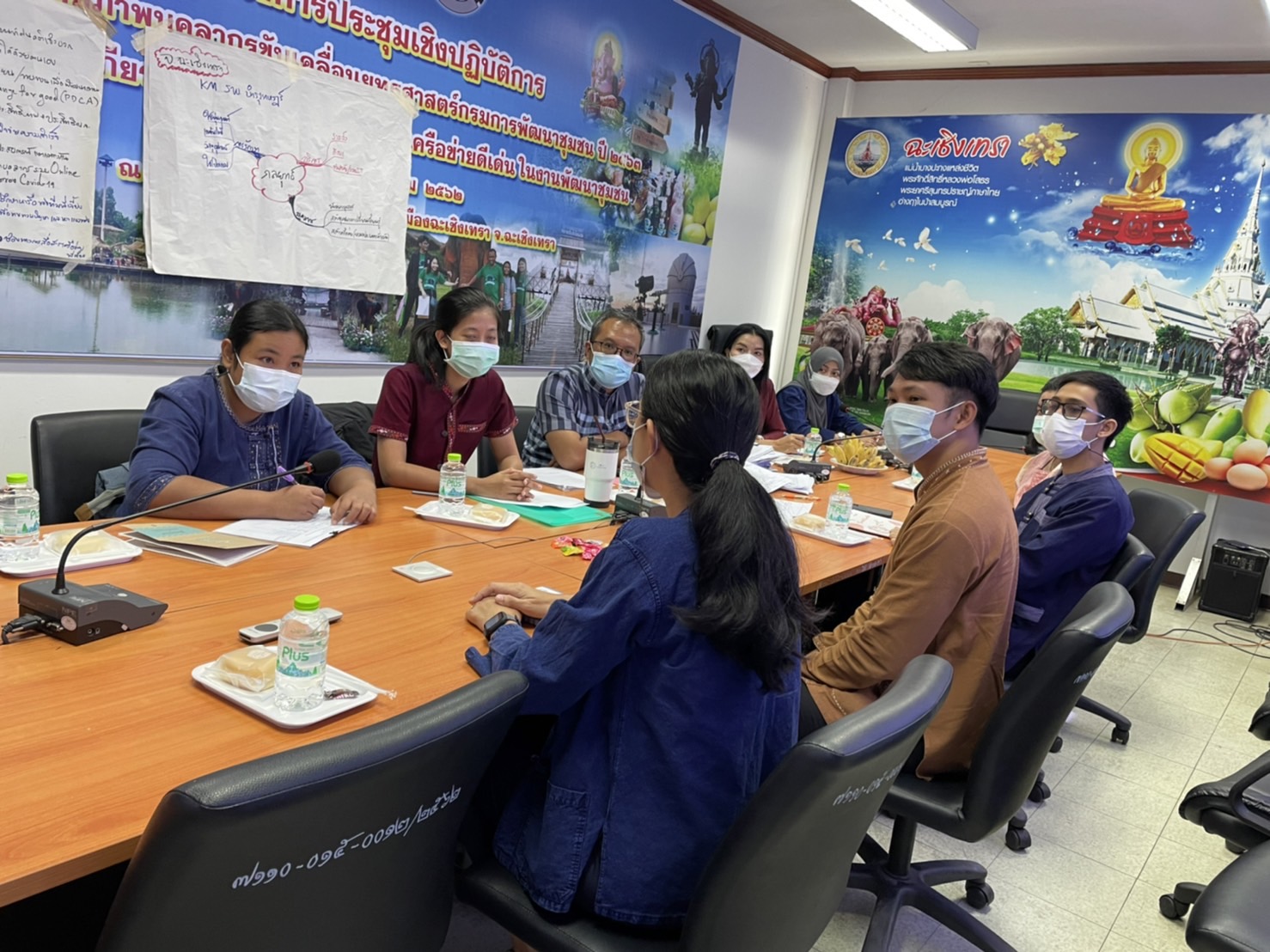 ??พช.ฉะเชิงเทรา ร่วมประชุมวิเคราะห์ความต้องการของผู้ใช้งานระบบโปรแกรมบันทึกและประมวลผล และระบบรายงานข้อมูล จปฐ. และข้อมูล กชช. 2ค สำหรับใช้จัดเก็บข้อมูลห้วงแผนพัฒนาเศรษฐกิจและสังคมแห่งชาติ ฉบับที่ 13 ผ่านระบบวิดีทัศน์ทางไกล (Video Conference)