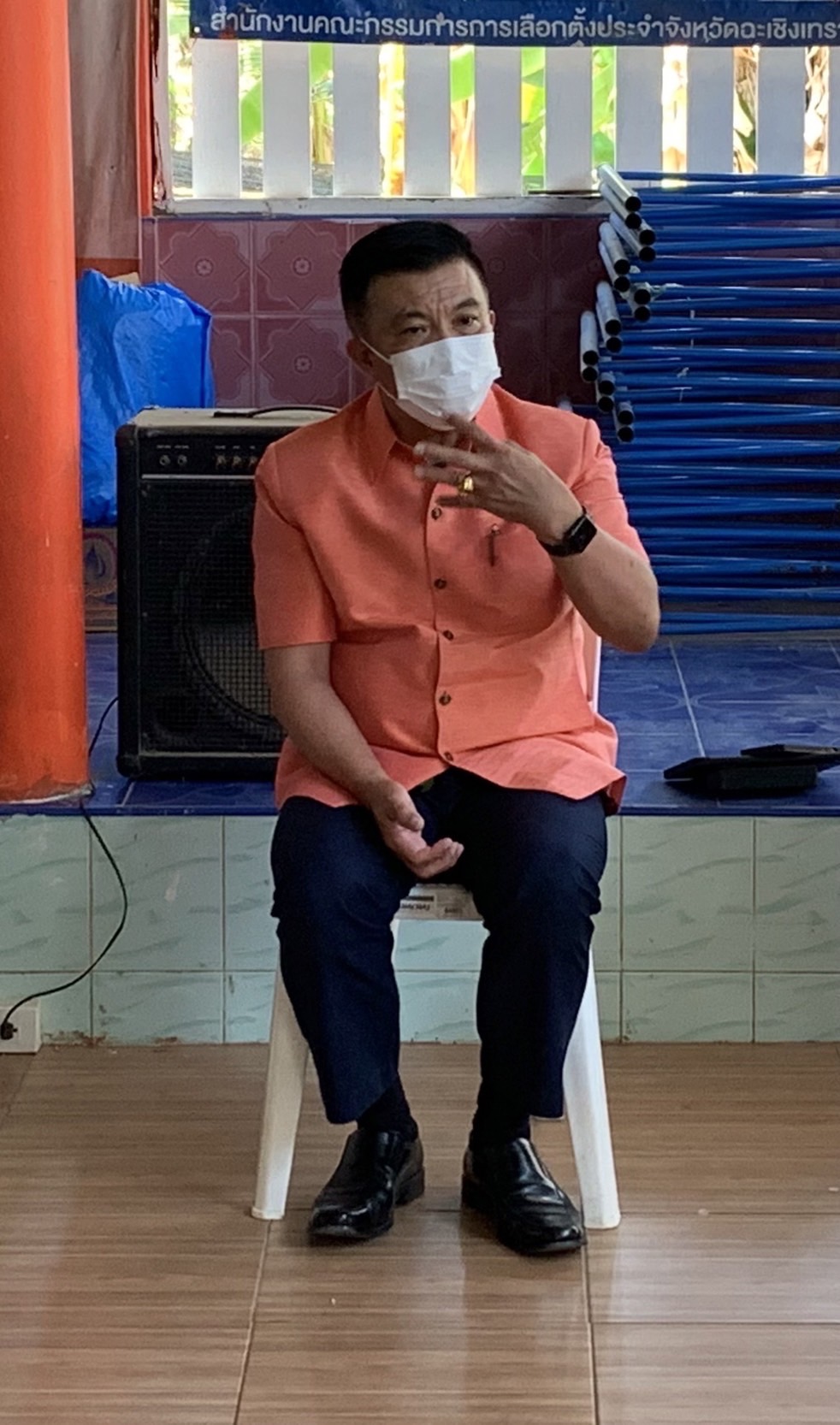 ??พช.ฉะเชิงเทรา ร่วมติดตาม สนับสนุนการขับเคลื่อนการดำเนินงานหมู่บ้านคนรักษ์ช้าง สนับสนุนการขับเคลื่อน การดำเนินงาน ภายใต้โครงการพัชรสุธาคชานุรักษ์