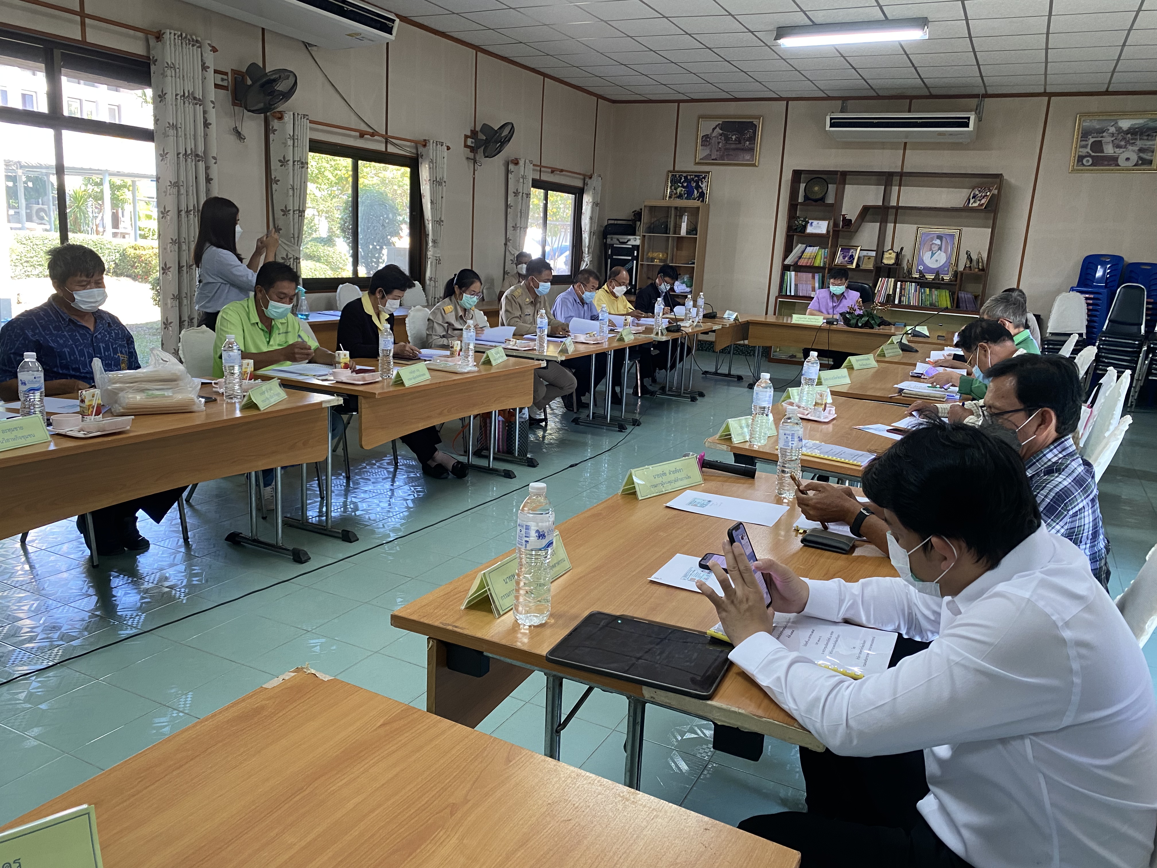 ??พช.ฉะเชิงเทรา ร่วมประชุมคณะกรรมการส่งเสริมวิสาหกิจชุมชนจังหวัดฉะเชิงเทรา ครั้งที่ 1/ 2565