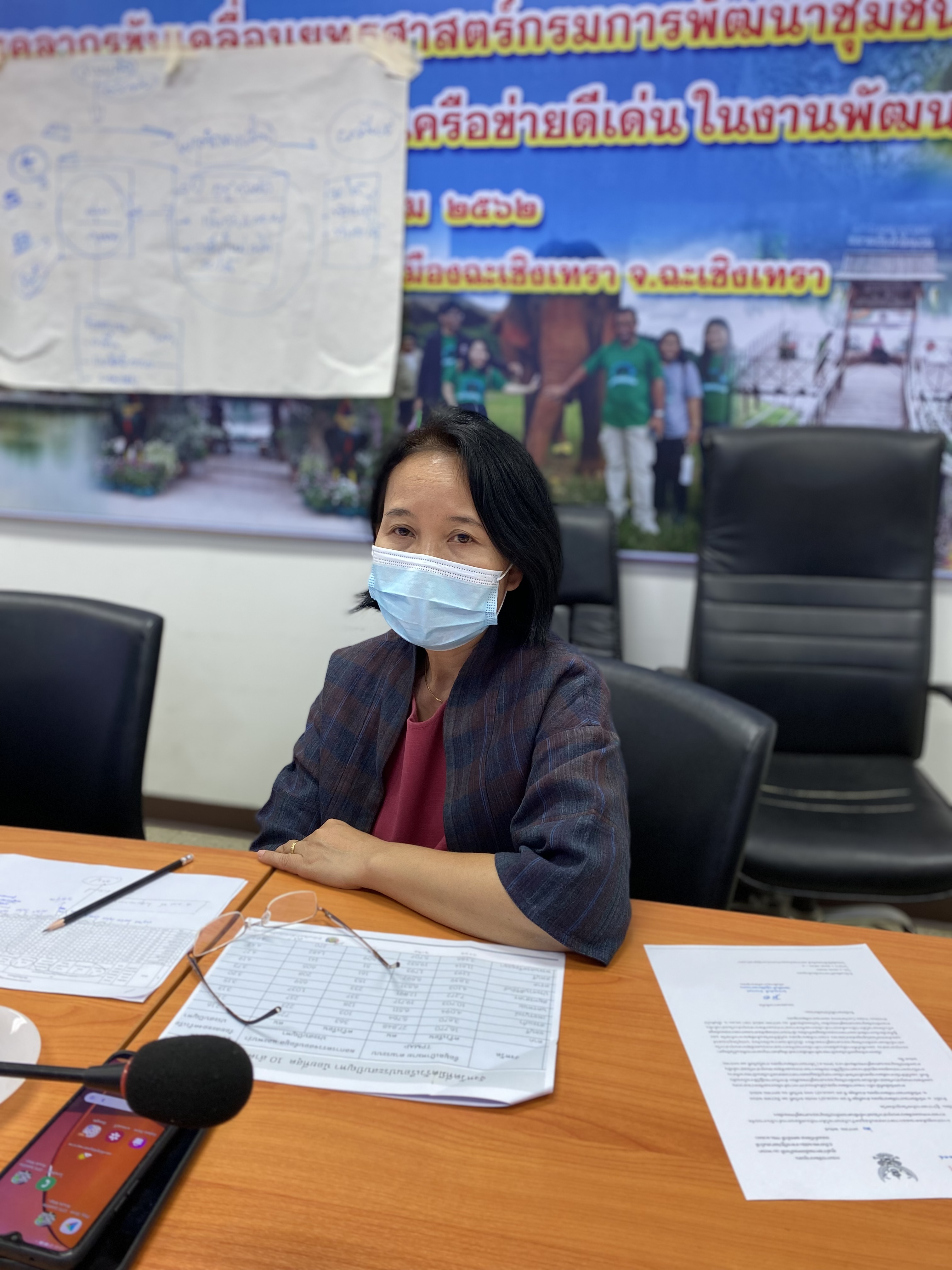 ??พช.ฉะเชิงเทรา ร่วมประชุมรับฟังติดตามผลการตรวจสอบข้อมูลครัวเรือนภายใต้การขับเคลื่อนการดำเนินงานขจัดความยากจนและพัฒนาคนทุกช่วงวัยอย่างยั่งยืนตามหลักปรัชญาของเศรษฐกิจพอเพียง ระบบ Video Confererence