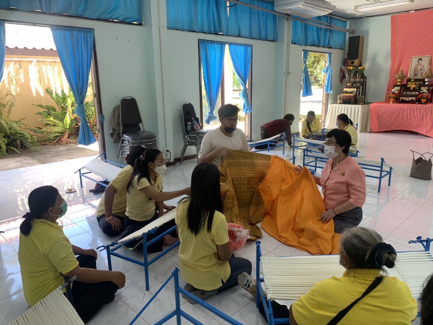 ????‍?พช.ฉะเชิงเทรา ร่วมพิธีเปิดโครงการเสริมสร้างสมรรถนะวิทยากรงานศิลปาชีพตามแนวพระราชดำริ กิจกรรมสนับสนุนวิชาการงานศิลปาชีพตามแนวพระราชดำริ