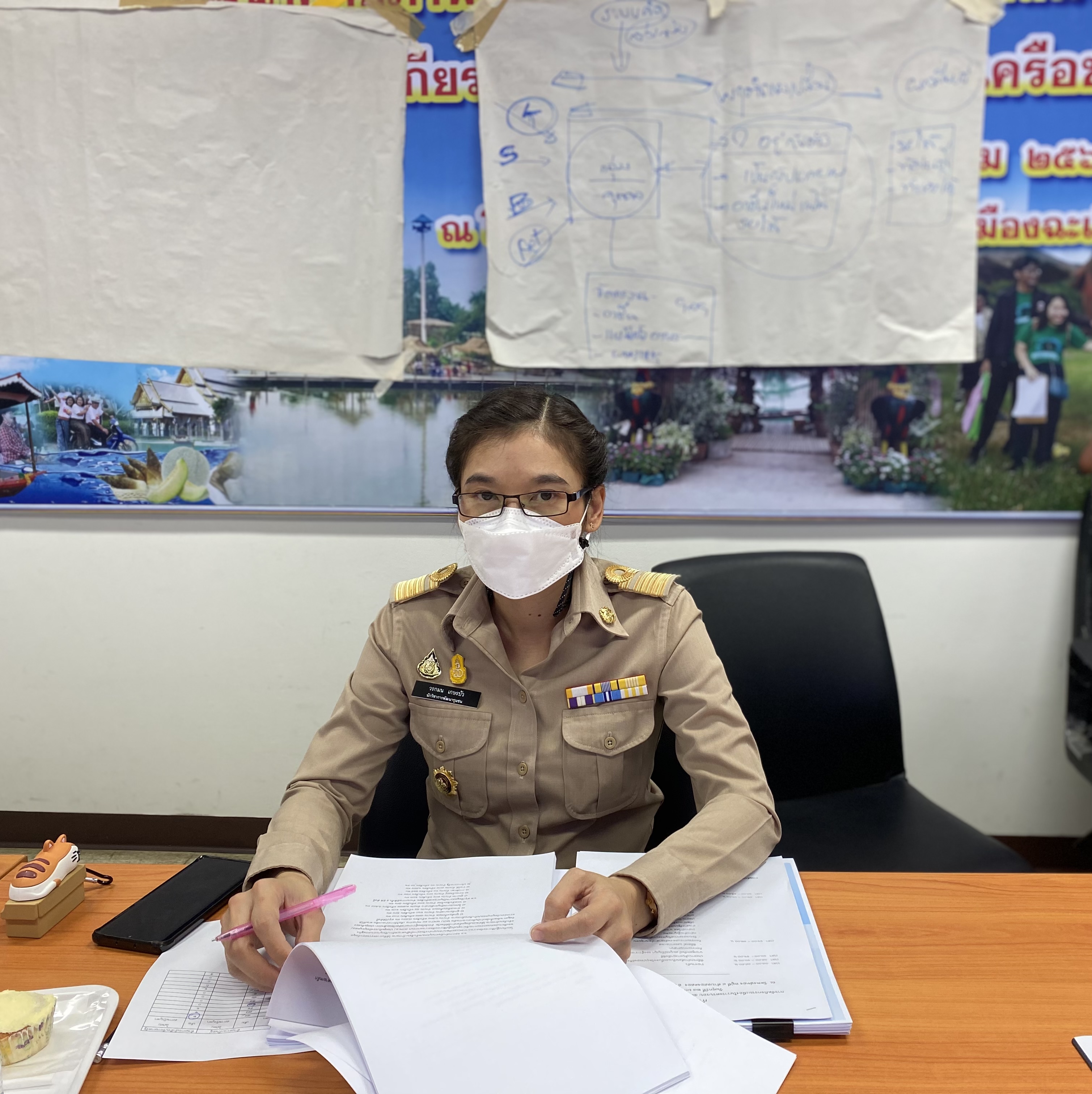 ???‍?พช.ฉะเชิงเทรา ประชุมผู้อำนวยการกลุ่มงาน นักวิชาการพัฒนาชุมชน และเจ้าหน้าที่พัฒนาชุมชน จังหวัดฉะเชิงเทรา ครั้งที่ 1/2565