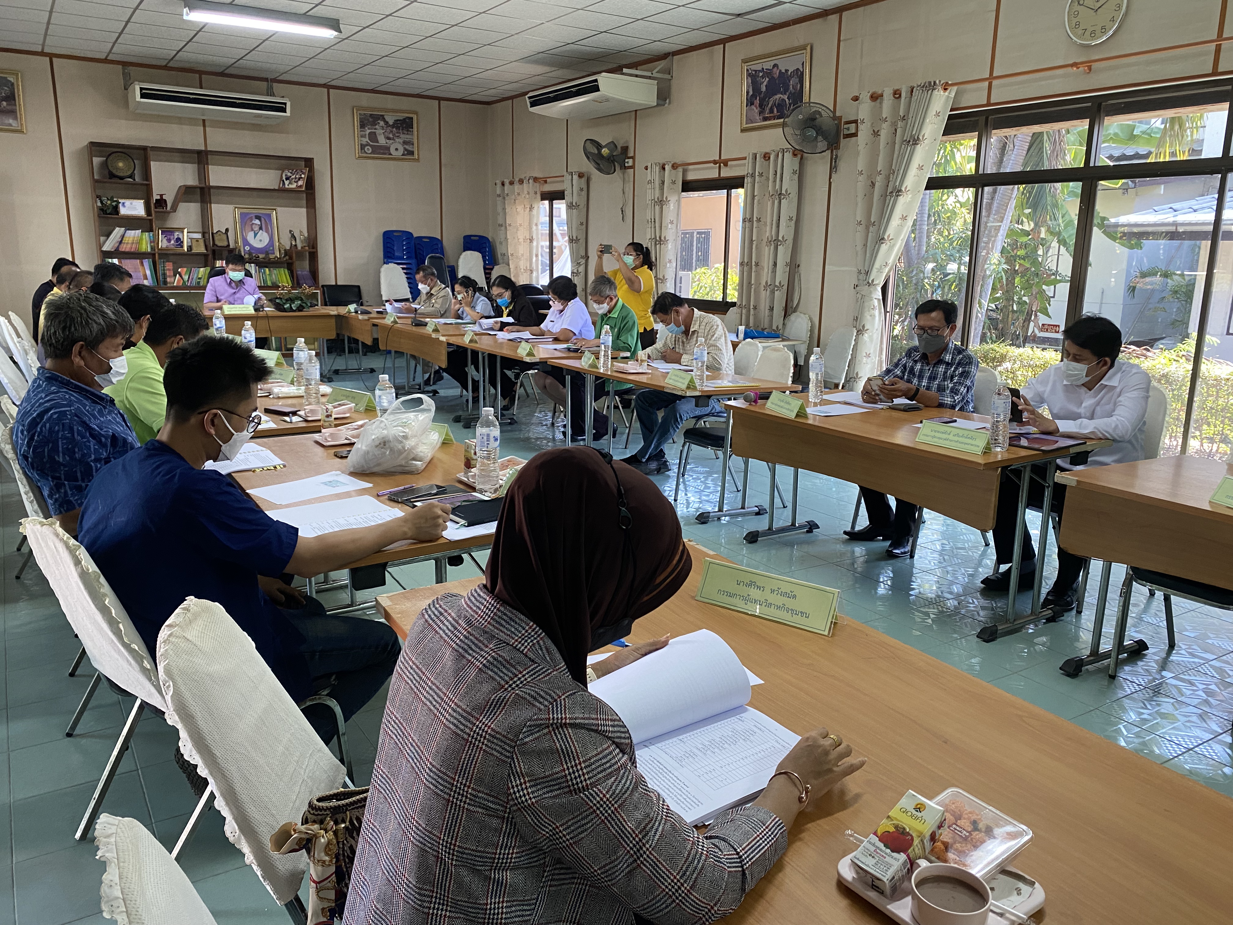 ??พช.ฉะเชิงเทรา ร่วมประชุมคณะกรรมการส่งเสริมวิสาหกิจชุมชนจังหวัดฉะเชิงเทรา ครั้งที่ 1/ 2565