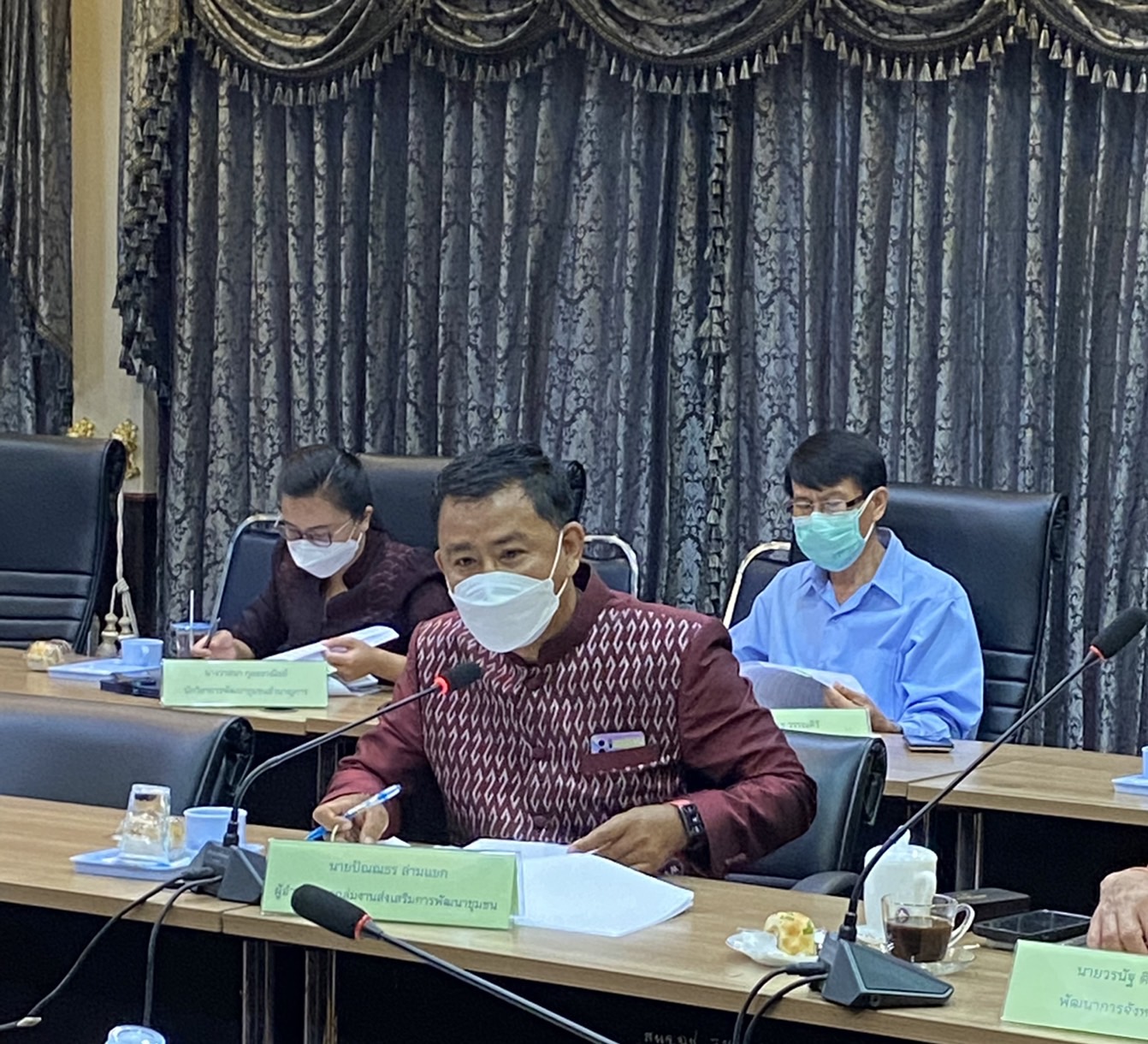 ???พช.ฉะเชิงเทรา ประชุมคณะกรรมการคัดเลือกหมู่บ้านต้นแบบการพัฒนาตามแนวพระราชดำริ ระดับจังหวัด ครั้งที่ 1/2565