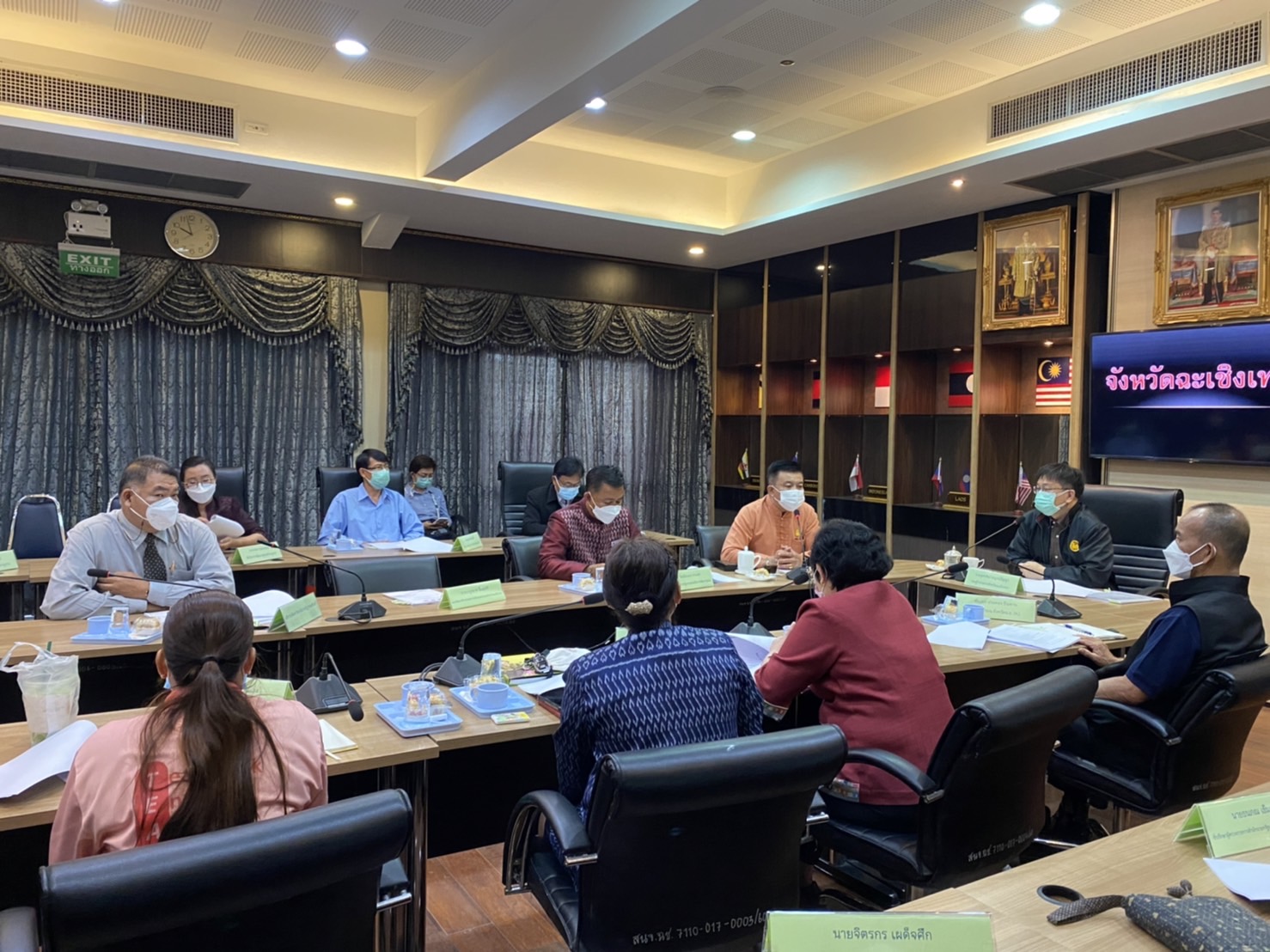 ???พช.ฉะเชิงเทรา ประชุมคณะกรรมการคัดเลือกหมู่บ้านต้นแบบการพัฒนาตามแนวพระราชดำริ ระดับจังหวัด ครั้งที่ 1/2565