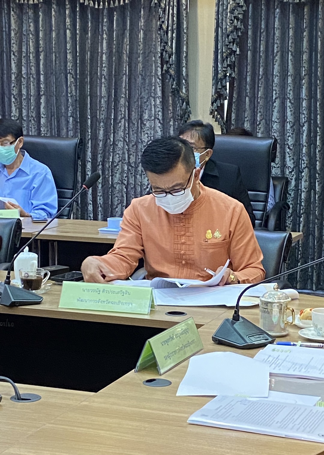 ???พช.ฉะเชิงเทรา ประชุมคณะกรรมการคัดเลือกหมู่บ้านต้นแบบการพัฒนาตามแนวพระราชดำริ ระดับจังหวัด ครั้งที่ 1/2565