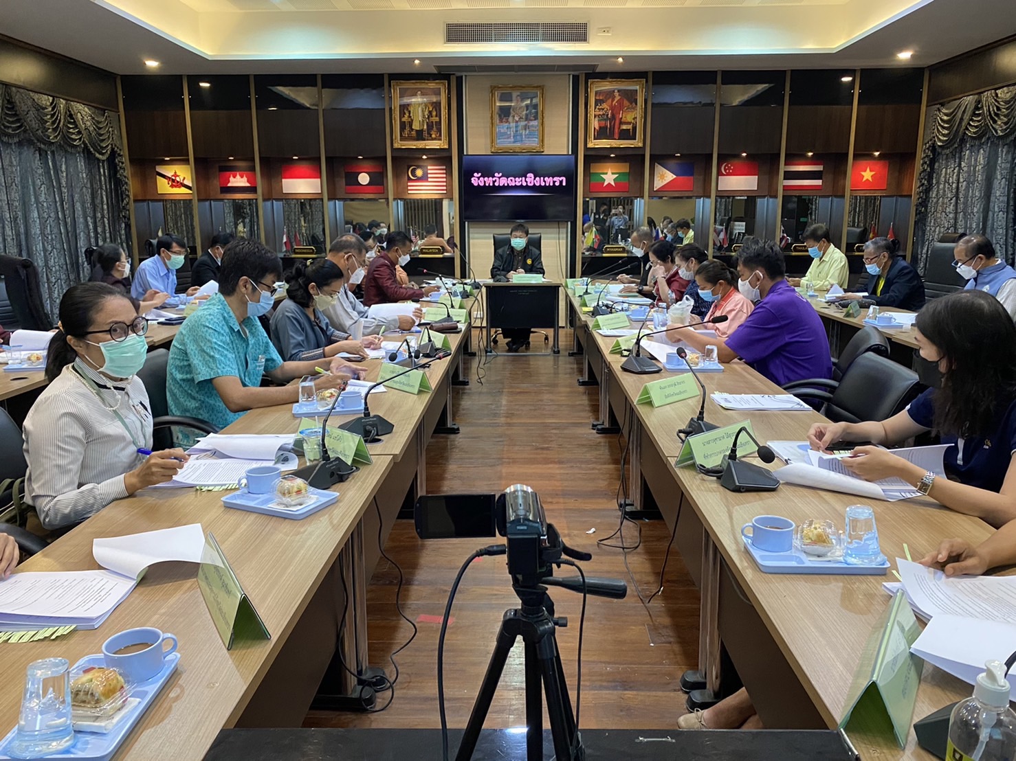 ???พช.ฉะเชิงเทรา ประชุมคณะกรรมการคัดเลือกหมู่บ้านต้นแบบการพัฒนาตามแนวพระราชดำริ ระดับจังหวัด ครั้งที่ 1/2565