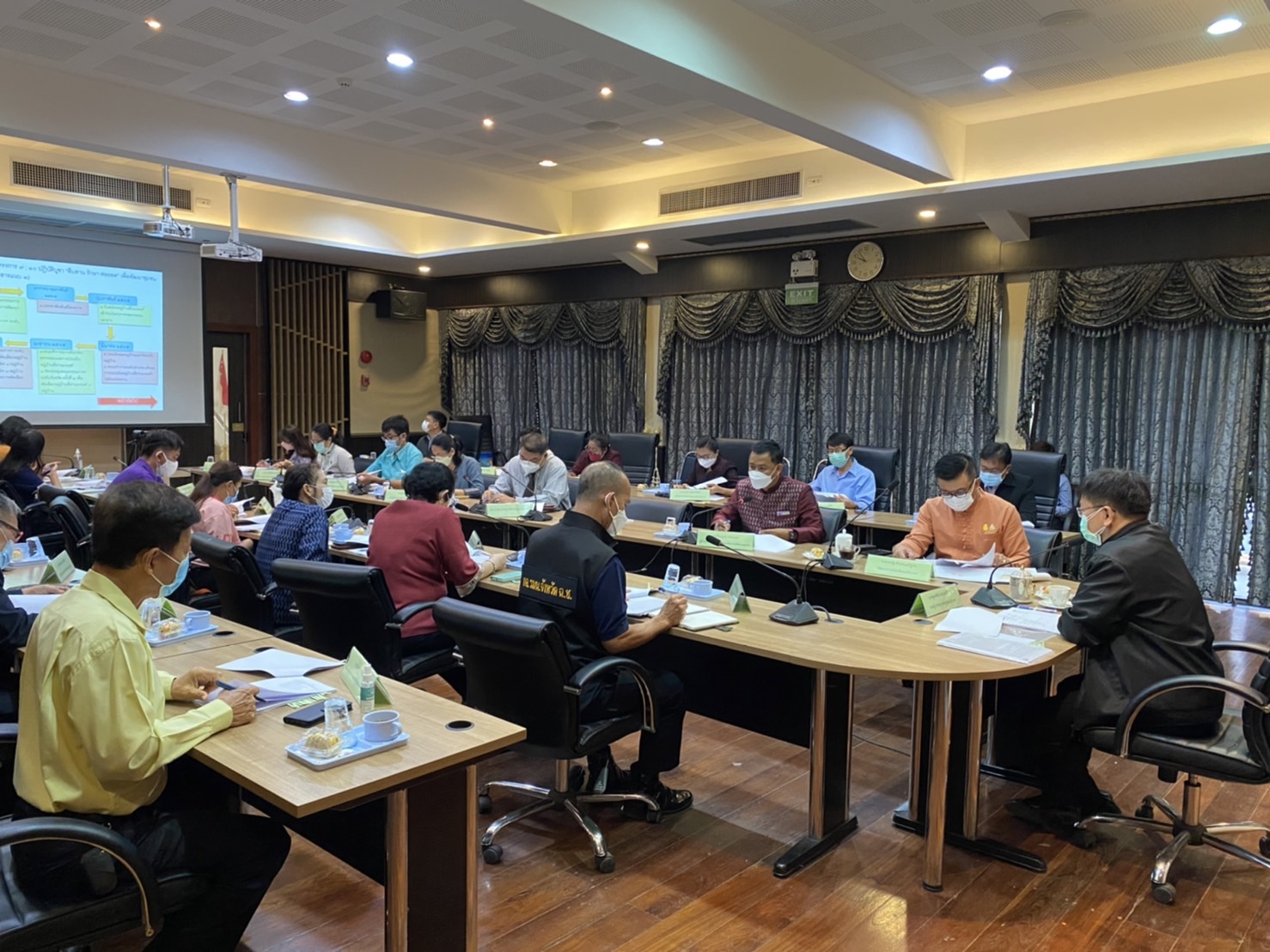 ???พช.ฉะเชิงเทรา ประชุมคณะกรรมการคัดเลือกหมู่บ้านต้นแบบการพัฒนาตามแนวพระราชดำริ ระดับจังหวัด ครั้งที่ 1/2565