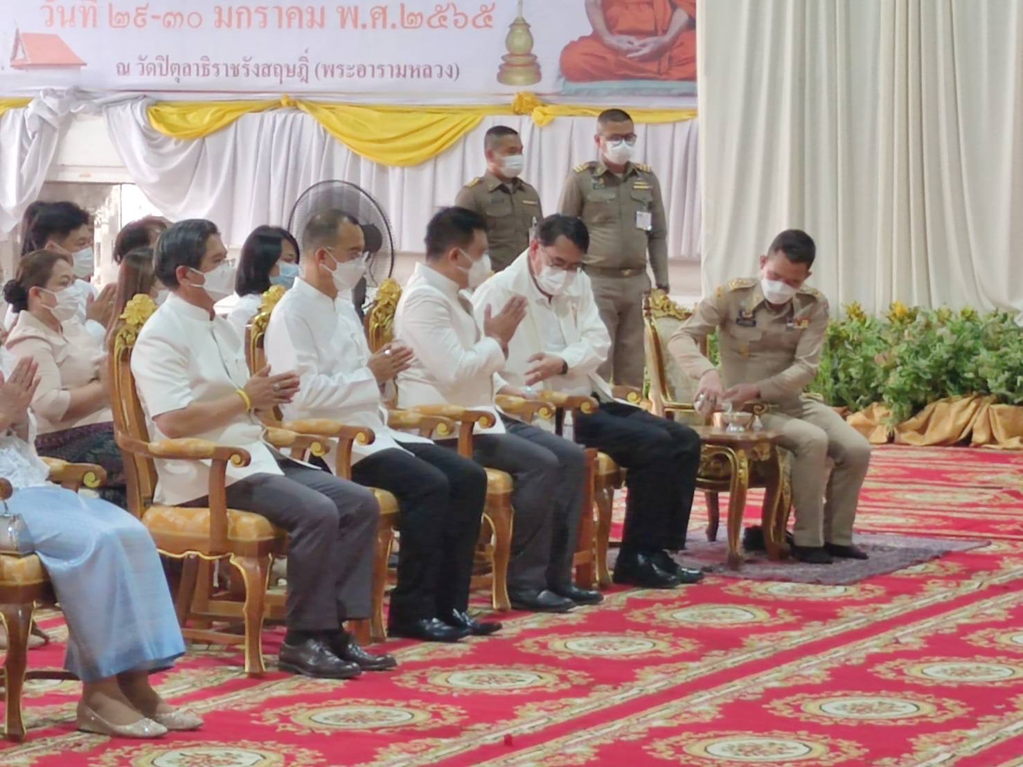 พช.ฉะเชิงเทรา ร่วมพิธีเจริญพระพุทธมนต์เพื่อความเป็นสิริมงคล เนื่องในวันคล้ายวันเกิด เจ้าคุณพระสินีนาฏ พิลาสกัลยาณี