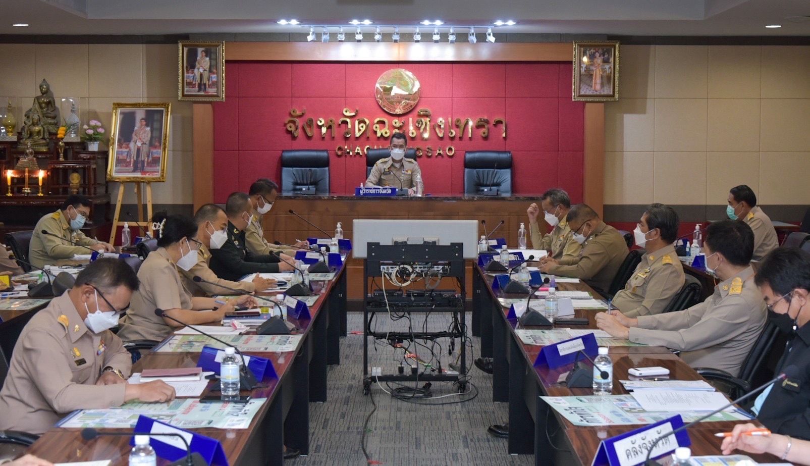 ??‍???‍?พัฒนาชุมชนจังหวัดฉะเชิงเทรา ประชุมหัวหน้าส่วนราชการจังหวัดฉะเชิงเทรา ครั้งที่ 1/2565