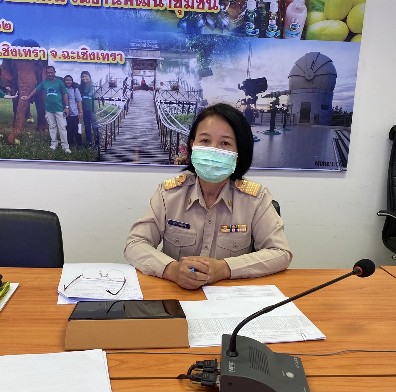 ??พช.ฉะเชิงเทรา ร่วมประชุมกรมการพัฒนาชุมชน ครั้งที่ 1/2565 ผ่านระบบ TV พช.