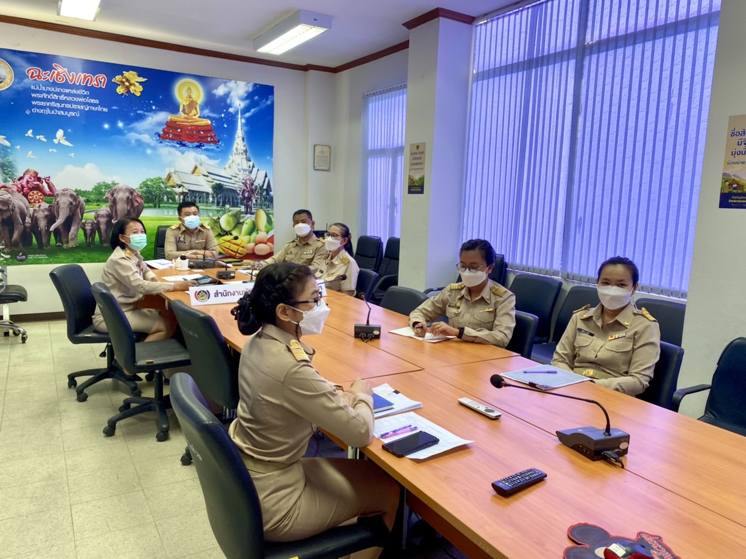 ??พช.ฉะเชิงเทรา ร่วมประชุมกรมการพัฒนาชุมชน ครั้งที่ 1/2565 ผ่านระบบ TV พช.