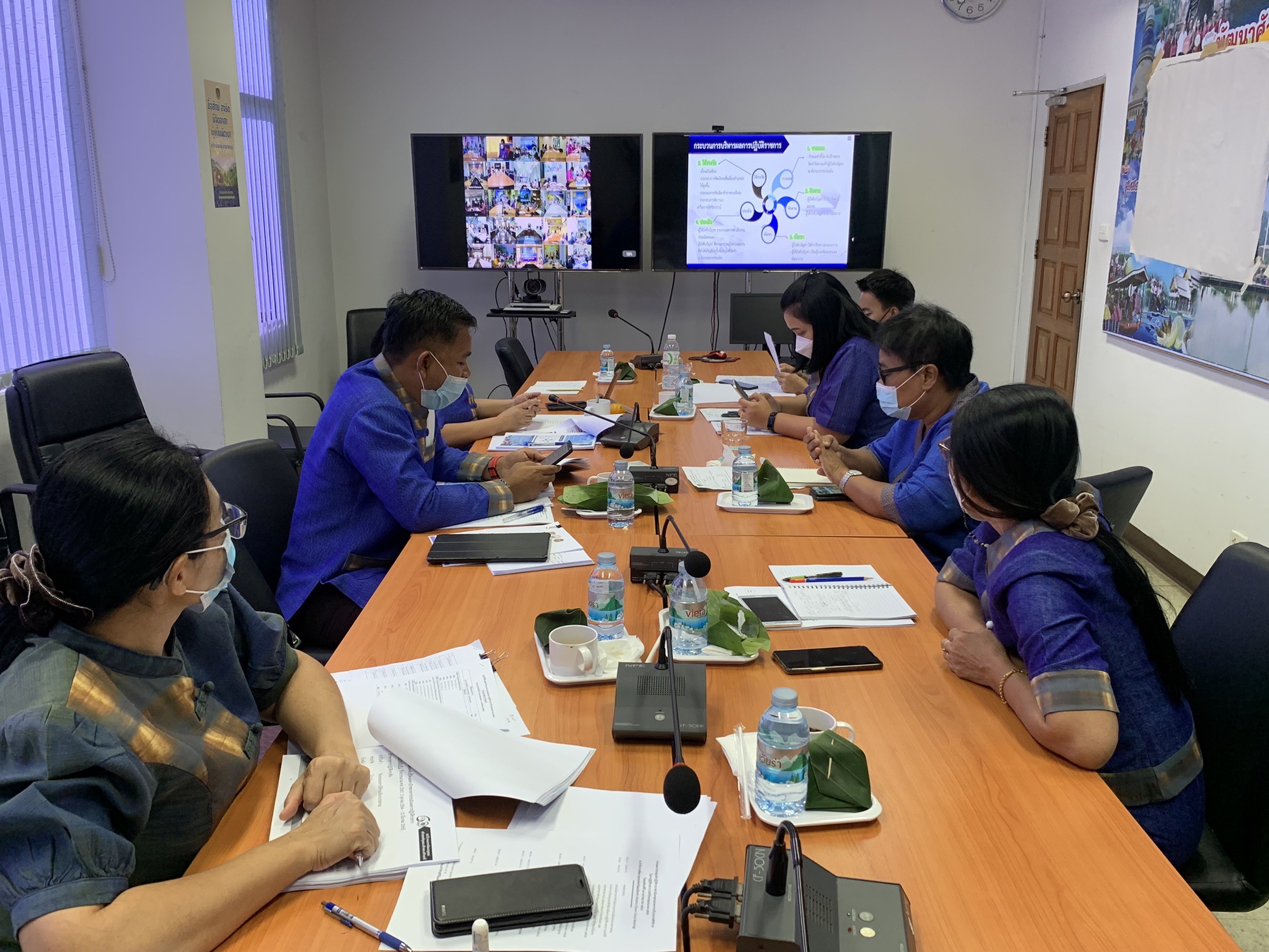 ??พช.ฉะเชิงเทรา ร่วมประชุมการดำเนินงานตามมาตรการปรับปรุงประสิทธิภาพในการปฏิบัติราชการประจำปีงบประมาณ พ.ศ. 2565