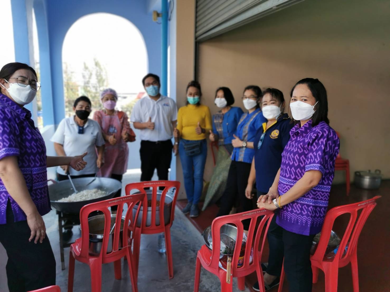 พัฒนาชุมชนจังหวัดฉะเชิงเทรา ร่วมกิจกรรมพัฒนาคุณภาพชีวิต ภายใต้โครงการจัดทำสารสนเทศต้นแบบเพื่อพัฒนาคุณภาพชีวิต ปี 2565 ตำบลท่าข้าม อำเภอบางปะกง จังหวัดฉะเชิงเทรา