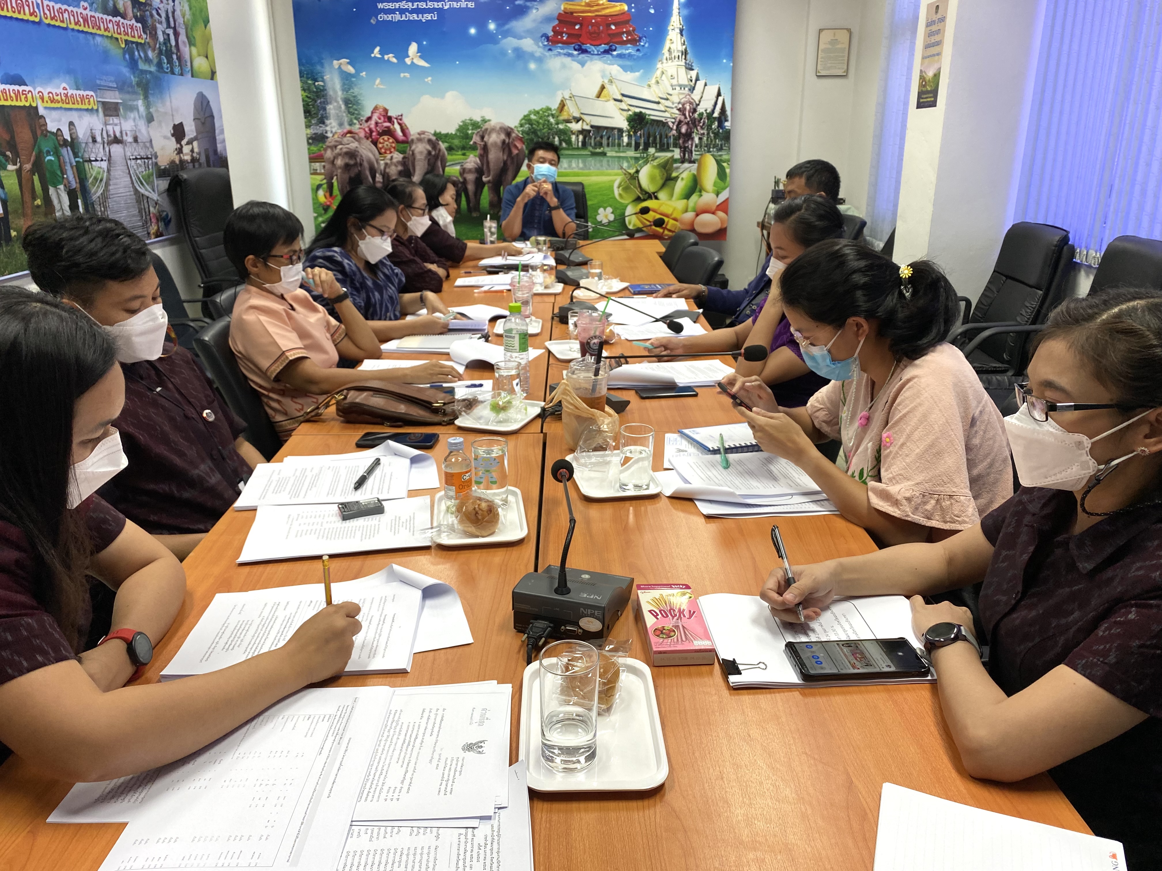 ????‍?พช.ฉะเชิงเทรา ประชุมผู้อำนวยการกลุ่มงาน นักวิชาการพัฒนาชุมชน และเจ้าหน้าที่พัฒนาชุมชนจังหวัดฉะเชิงเทรา