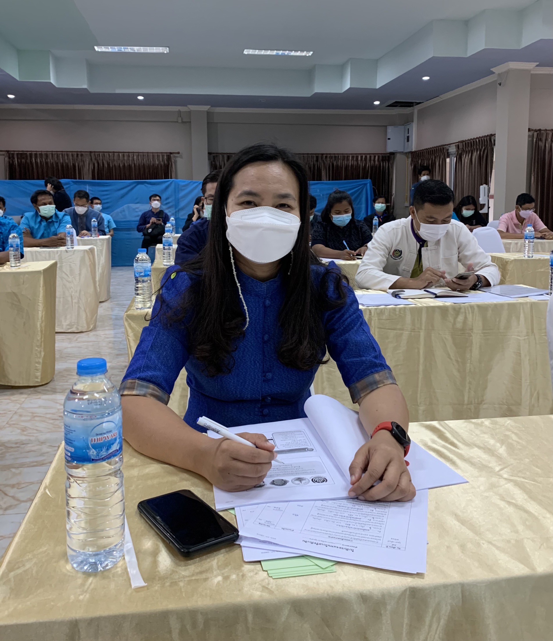 ???สพจ .ฉะเชิงเทรา ร่วมประชุมเชิงปฏิบัติการพัฒนาศักยภาพเจ้าหน้าที่กรมการพัฒนาชุมชน