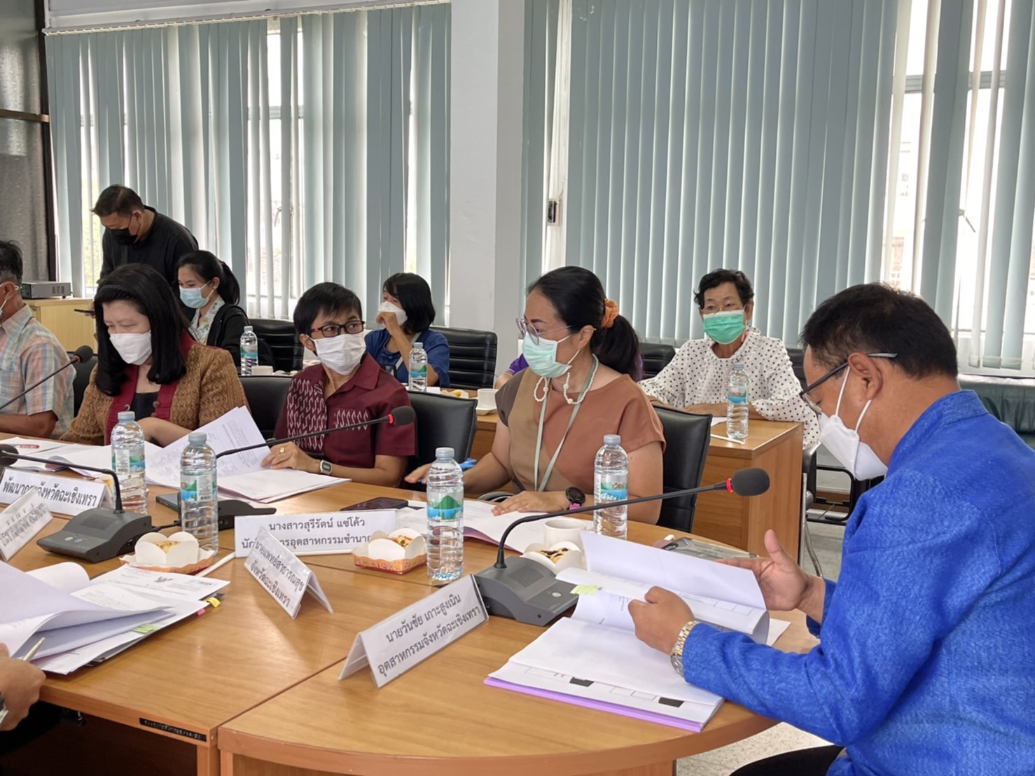 ???พช.ฉะเชิงเทรา ร่วมประชุมคณะทํางานขับเคลื่อนการพัฒนาเศรษฐกิจฐานรากและประชารัฐจังหวัดฉะเชิงเทรา ด้านการแปรรูป ครั้งที่ 1/2565