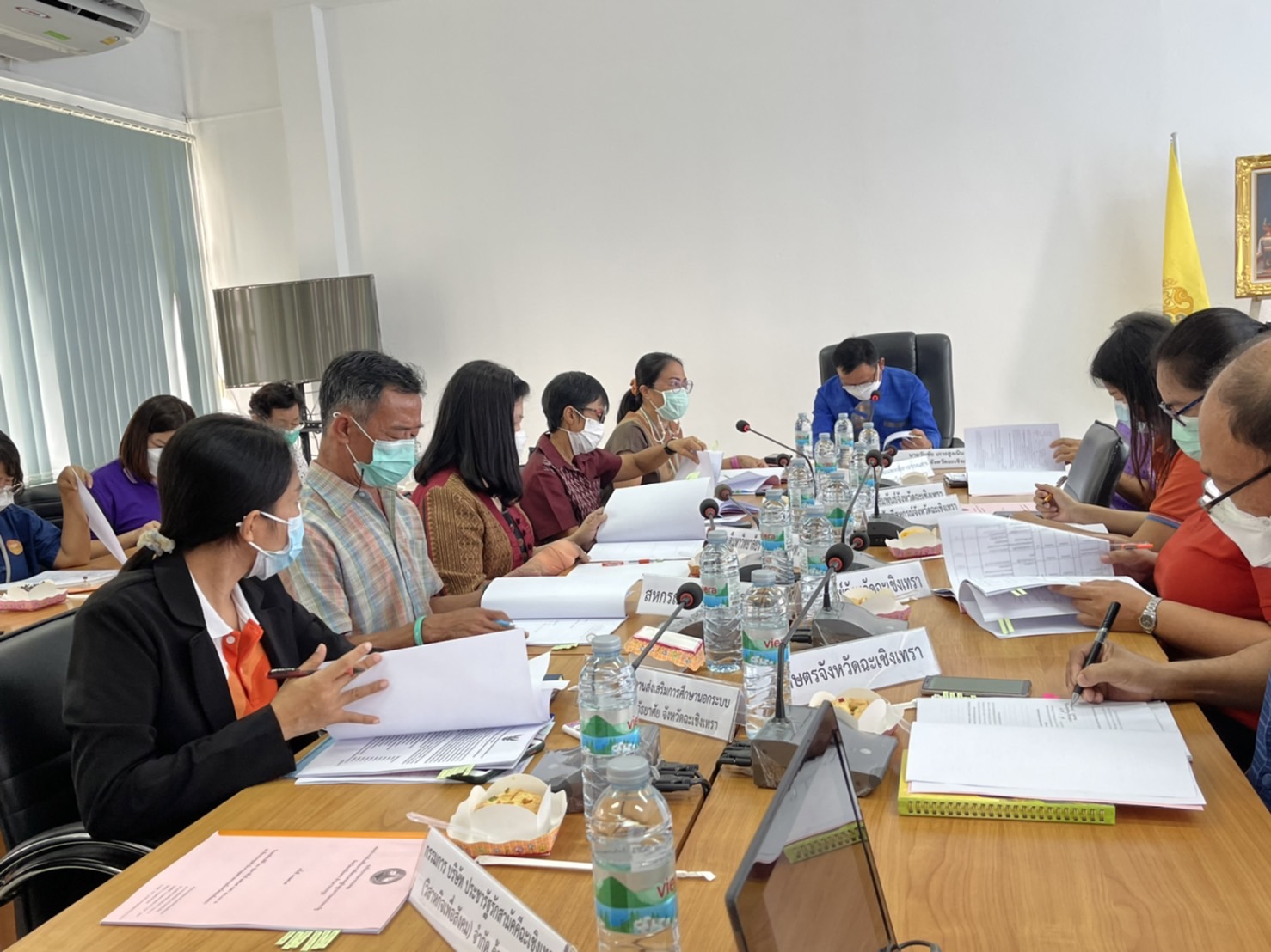 ???พช.ฉะเชิงเทรา ร่วมประชุมคณะทํางานขับเคลื่อนการพัฒนาเศรษฐกิจฐานรากและประชารัฐจังหวัดฉะเชิงเทรา ด้านการแปรรูป ครั้งที่ 1/2565