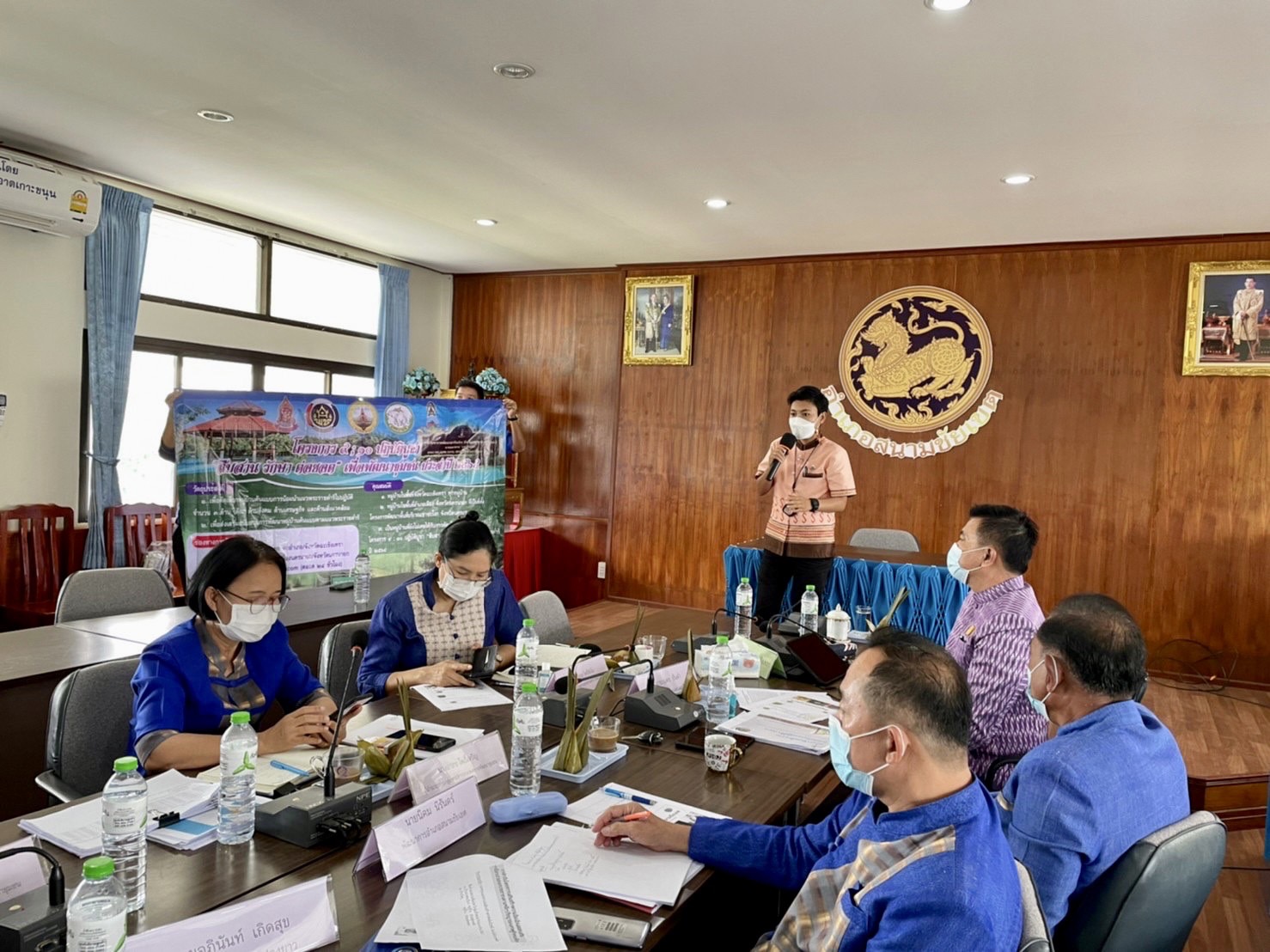 ??✈️พช.ฉะเชิงเทรา ประชุมขับเคลื่อนการดำเนินงานกลุ่มอำเภอ (กลุ่มอ่างฤาไน) การนิเทศ ติดตาม ส่งเสริม และสนับสนุนการดำเนินงานพัฒนาชุมชนจังหวัดฉะเชิงเทรา ประจำปีงบประมาณ พ.ศ.2565 พร้อมลงนามบันทึกข้อตกลงการดำเนินงานตัวชี้วัดและค่าเป้าหมายการประเมินผลการปฏิบัติราชการ