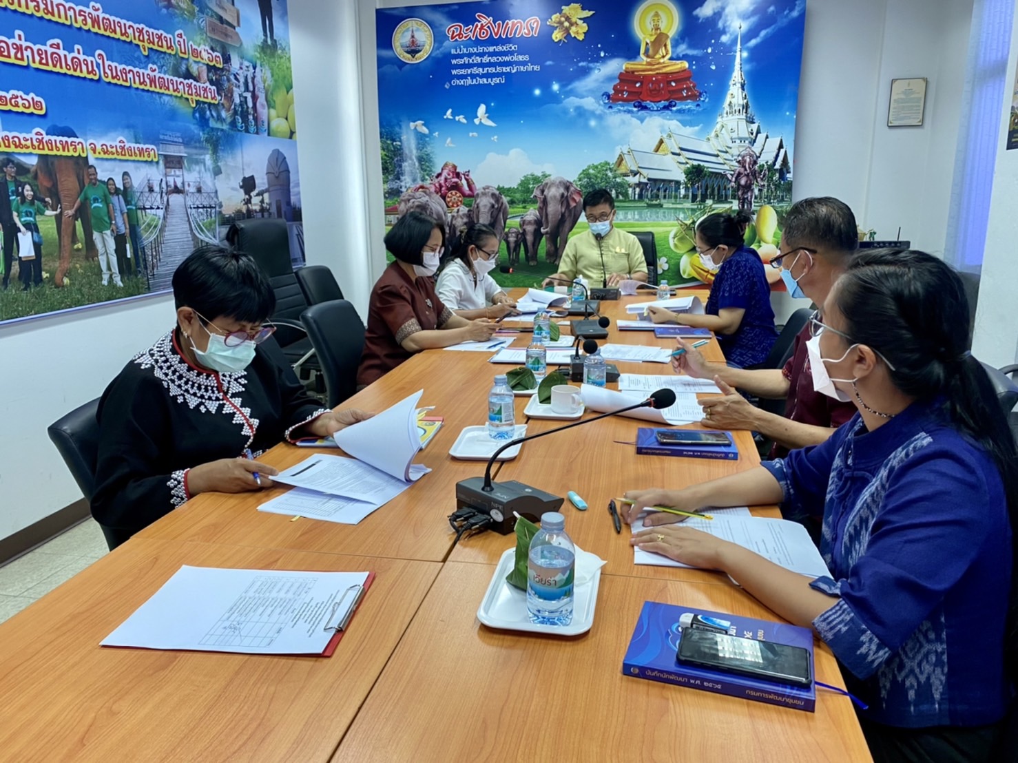 ??‍??‍??พช.ฉะเชิงเทรา ประชุมพิจารณาคัดเลือกข้าราชการ ลูกจ้างประจำ และพนักงานราชการดีเด่น กรมการพัฒนาชุมชน ประจำปี 2565