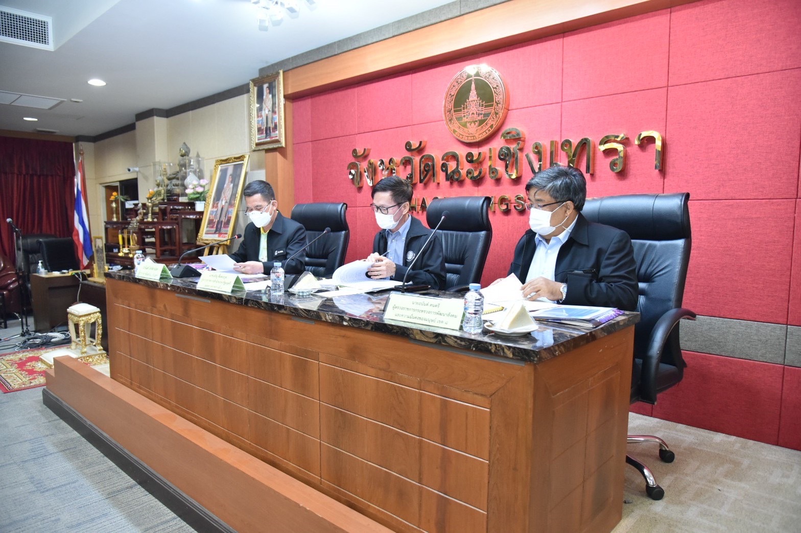 ???พช.ฉะเชิงเทรา ร่วมประชุมการตรวจราชการแบบบูรณาการของคณะผู้ตรวจราชการ เขตตรวจราชการที่ 8 ประจำปีงบประมาณ พ.ศ.2565 รอบที่ 1